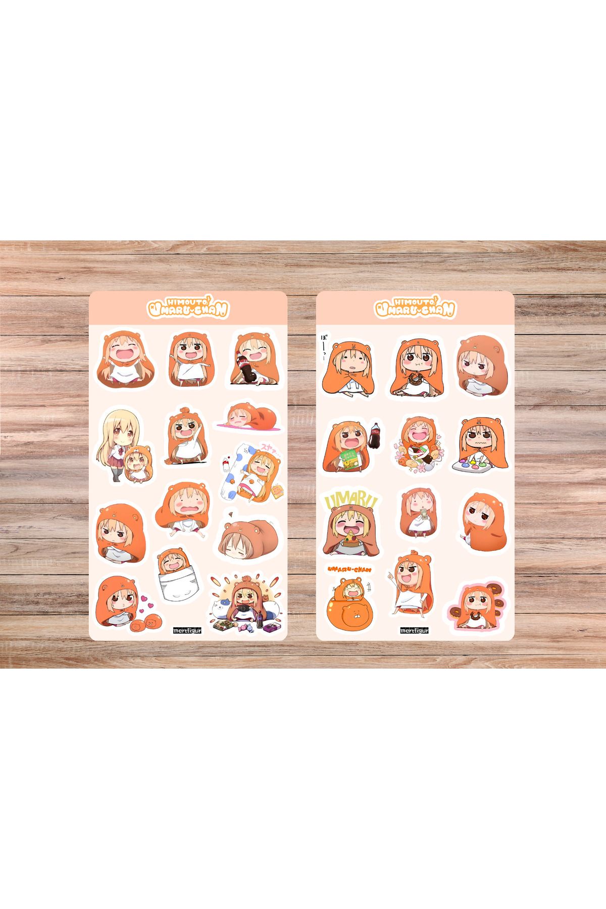 mertfigur Umaru Doma Umaru Chan Anime Sticker Etiket