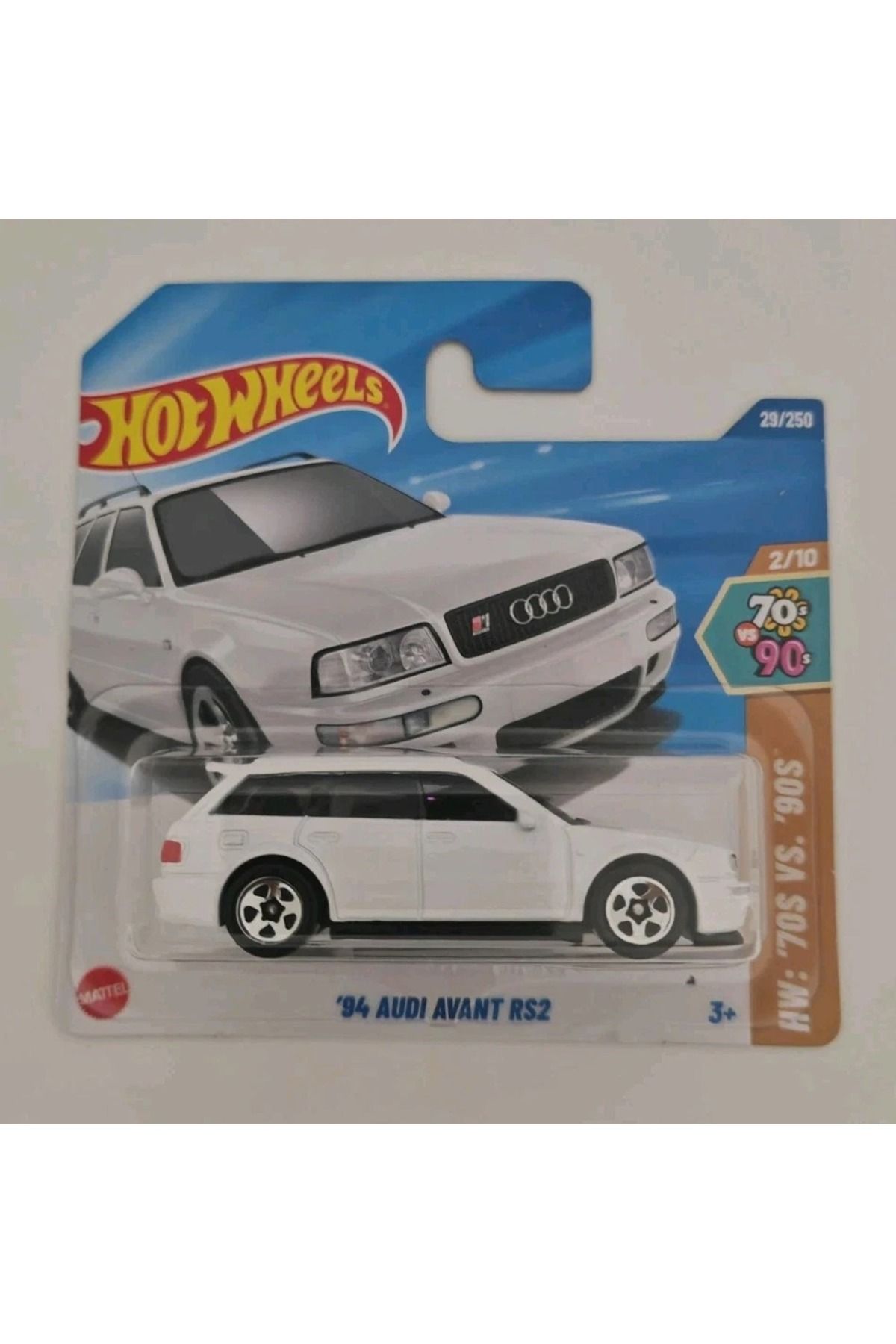 HOT WHEELS '94 Audi Avant RS2 – 70s vs 90s Serisi 2025 Koleksiyon Arabası (29/250)
