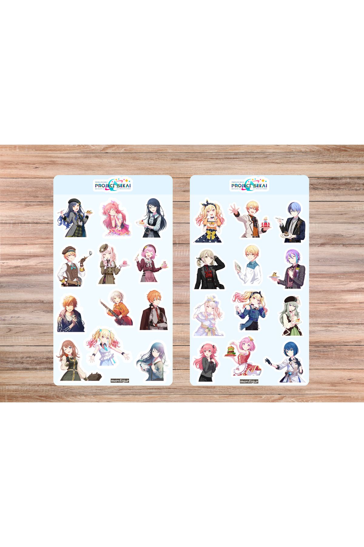 mertfigur Pjsekai Project Sekai Colorfull Hatsune Miku Anime Sticker Etiket