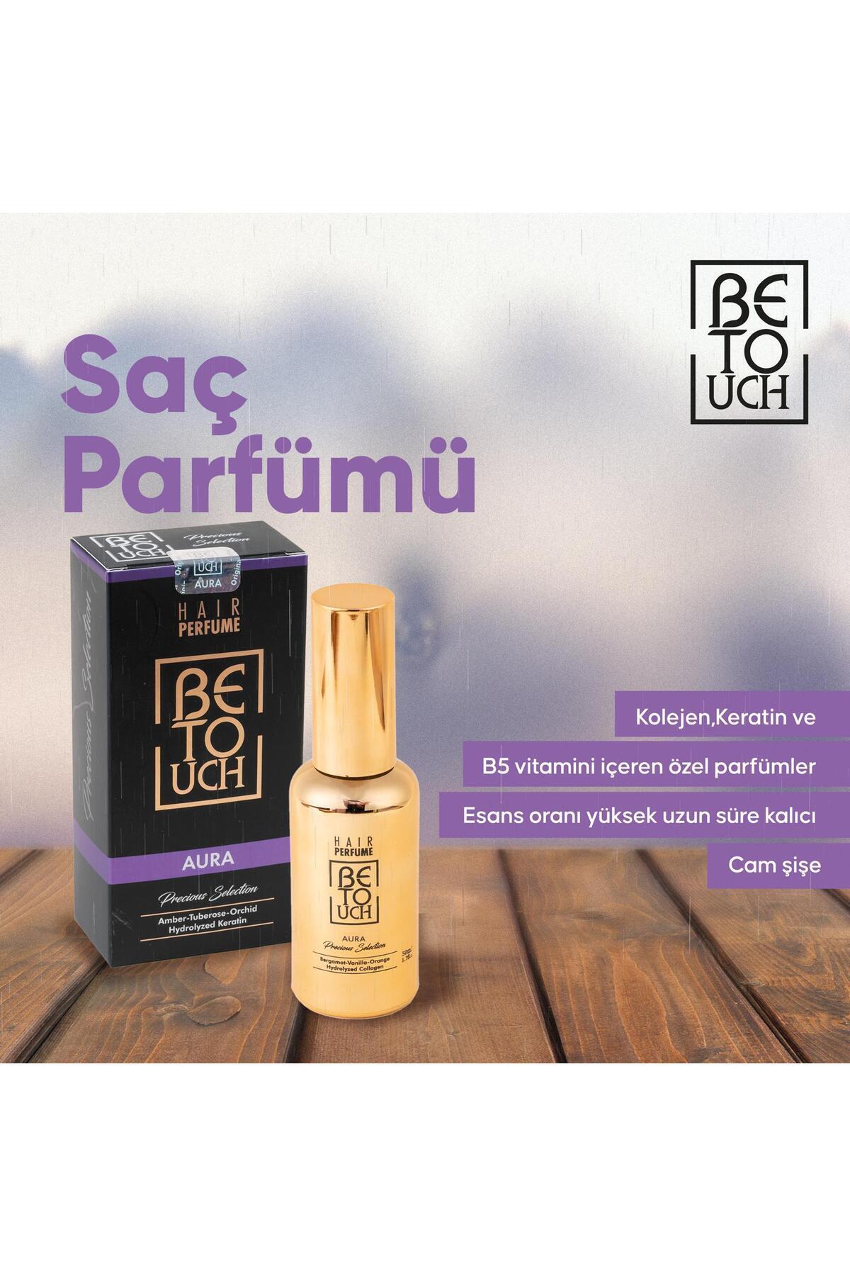 Be Touch Aura Hidrolize Keratinli Gün Boyu Kalıcı Saç Parfümü 50 ml