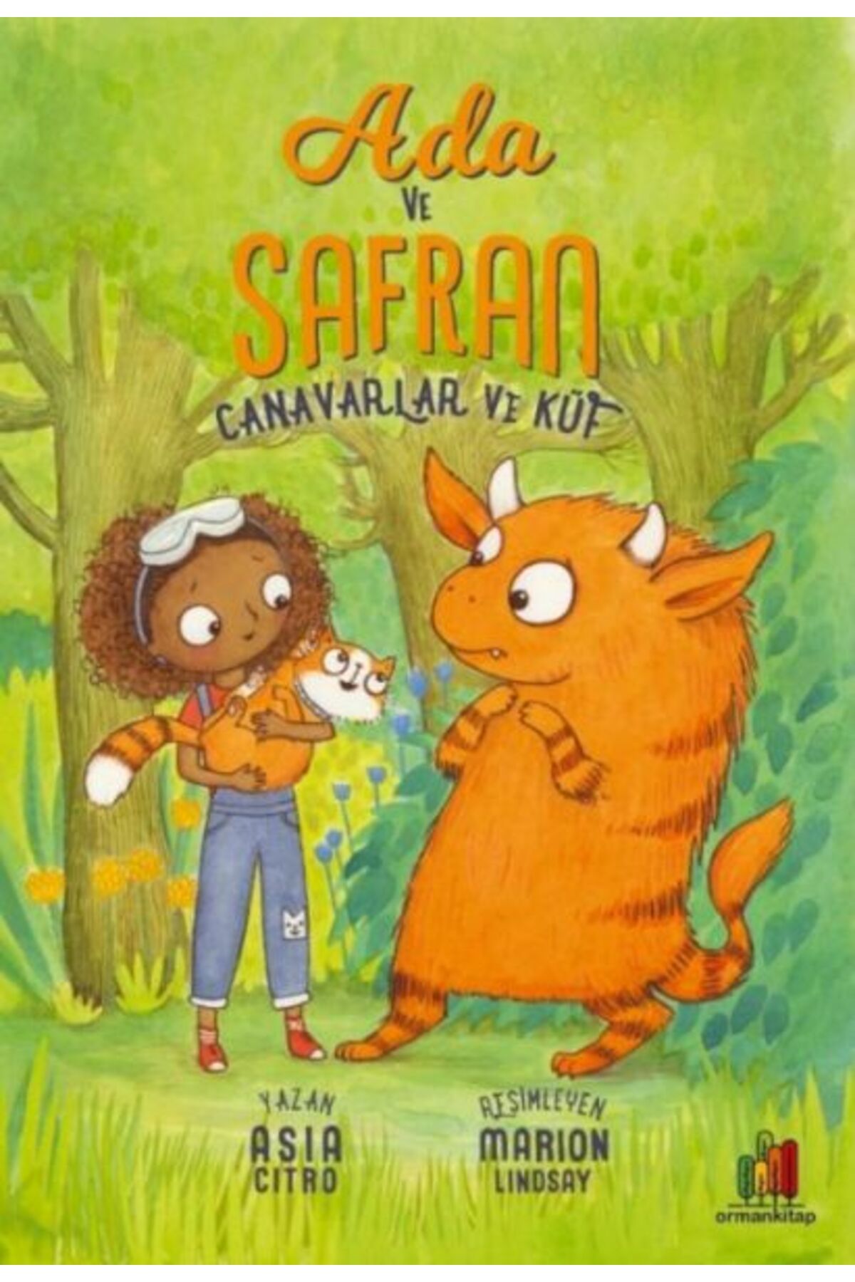 Orman Kitap Ada Ve Safran Canavarlar Ve Küf