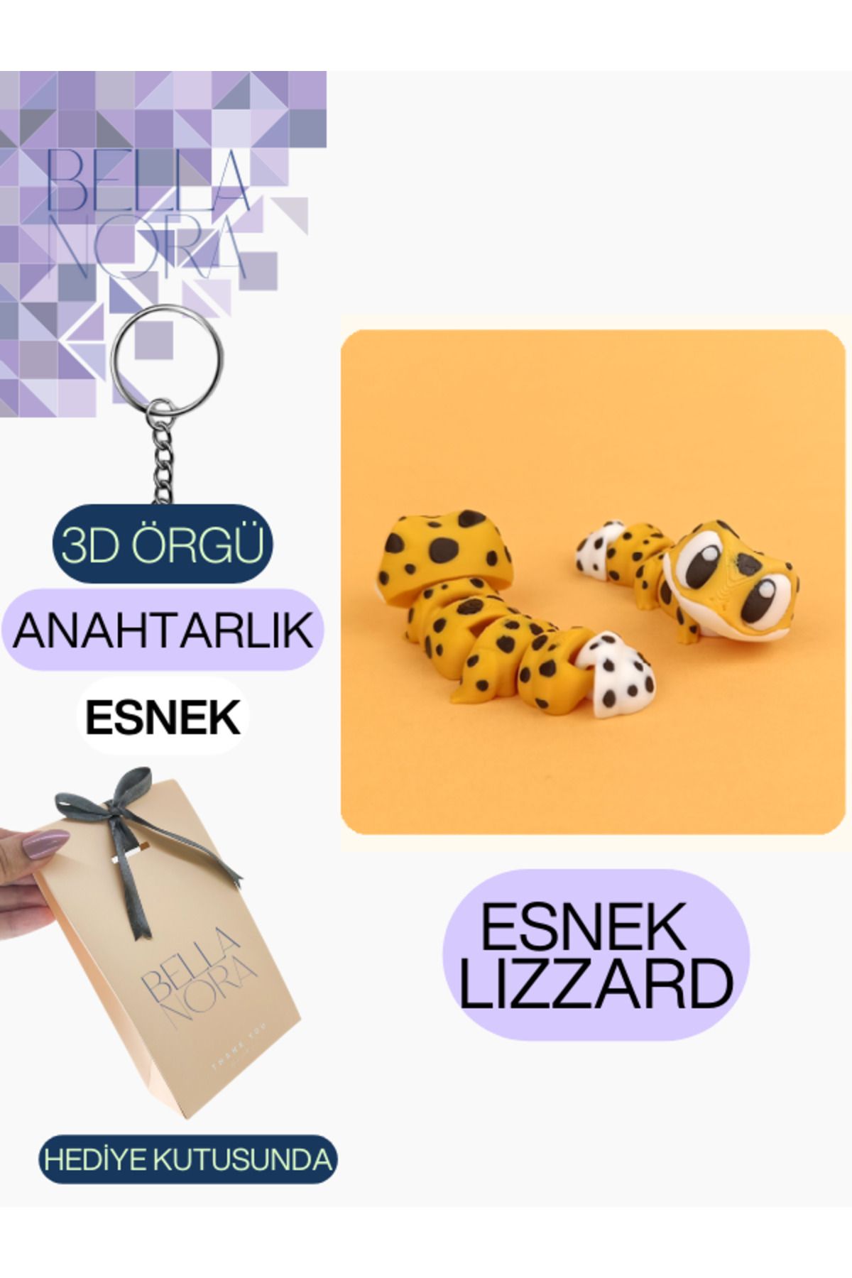 Bellanora Örgü Anahtarlık En Sevilen Animasyon Çizgi Film Hayvan Kahramanları Amigurumi Özel Hediye Kutusunda