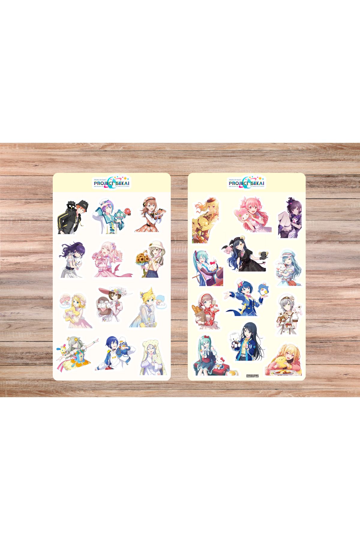 mertfigur Pjsekai Project Sekai Colorfull Hatsune Miku Anime Sticker Etiket