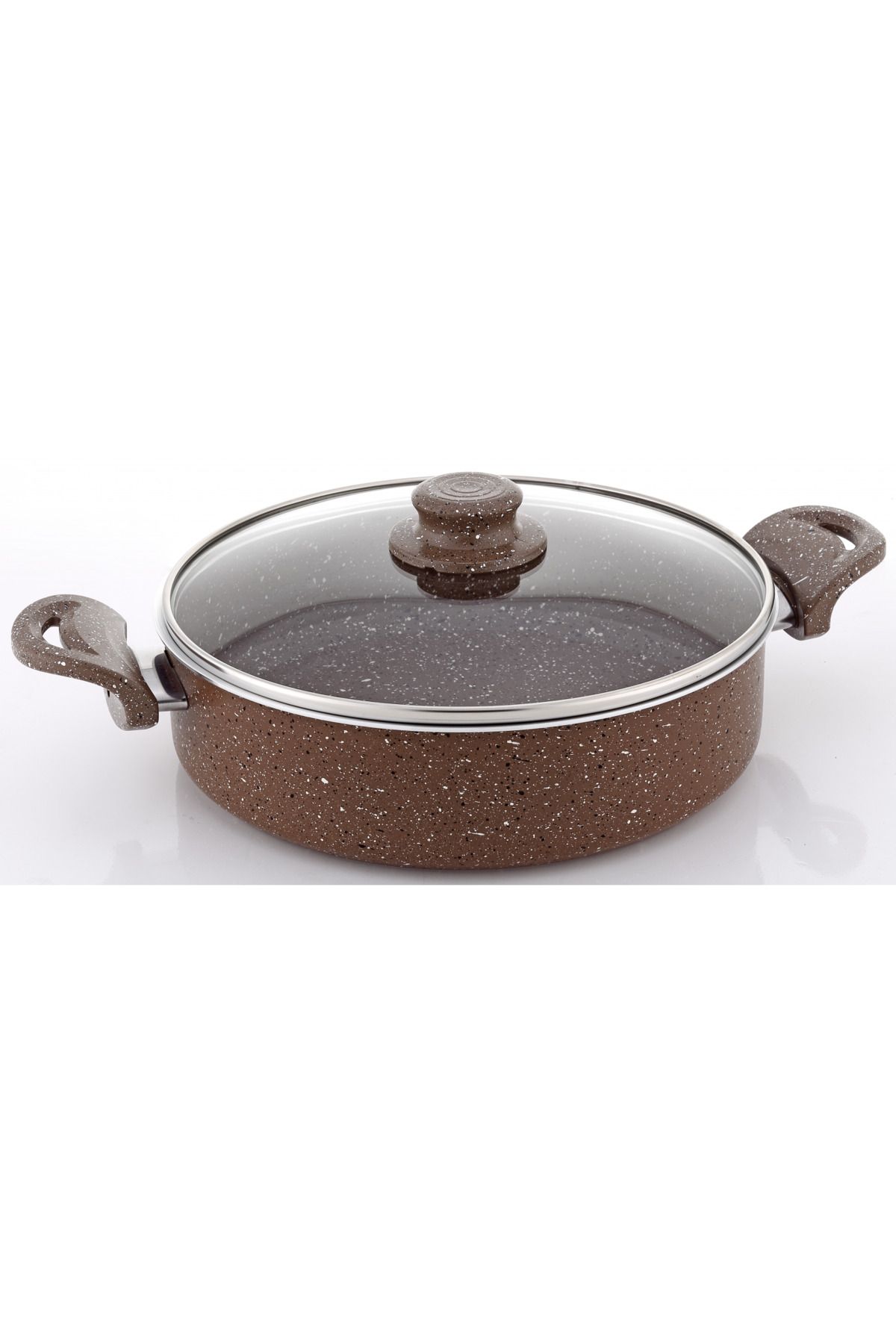 CANTEF Basık Granit Tencere 24 cm