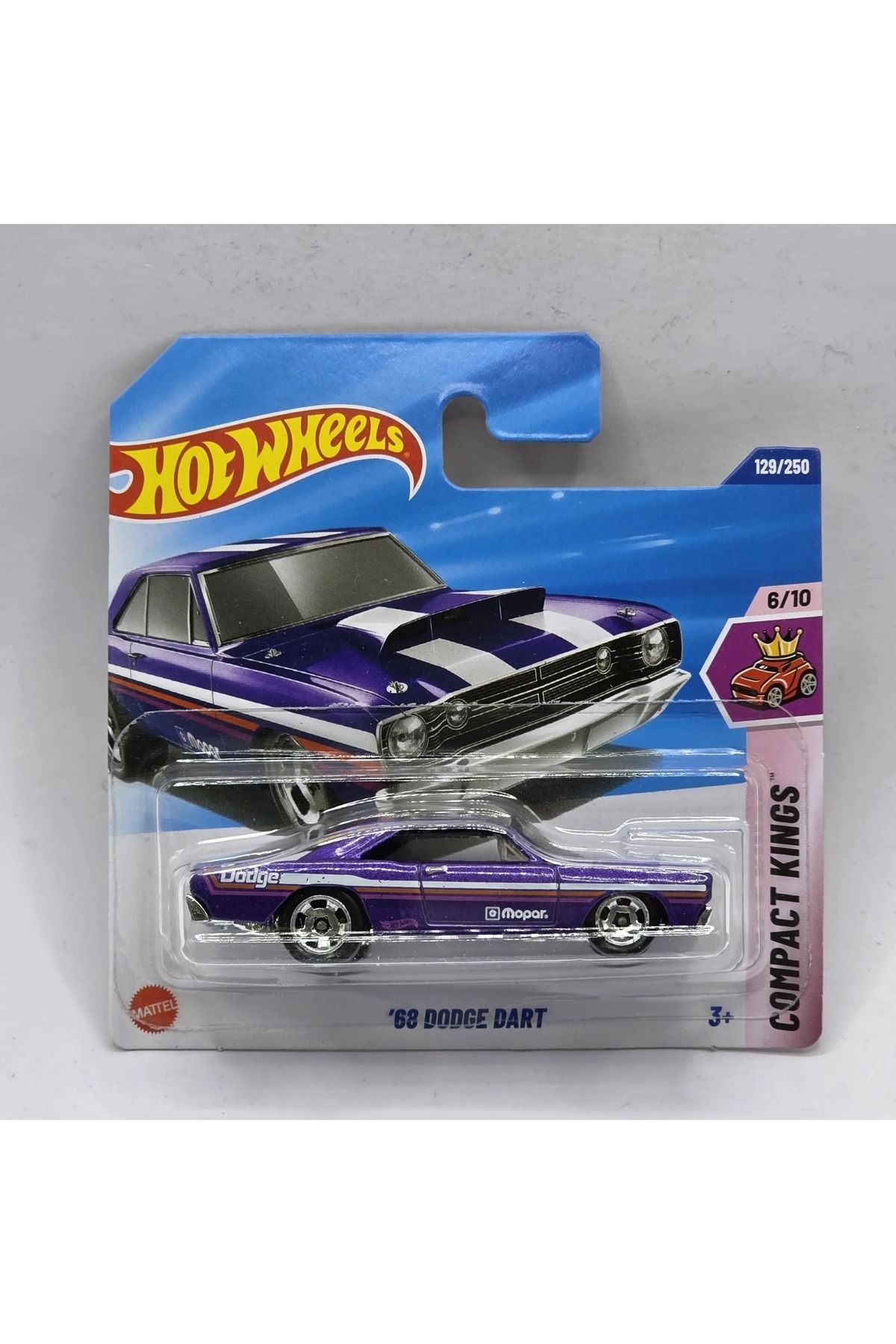 HOT WHEELS '68 Dodge Dart – 2025 Compact Kings Serisi 129/250 Koleksiyon Arabası