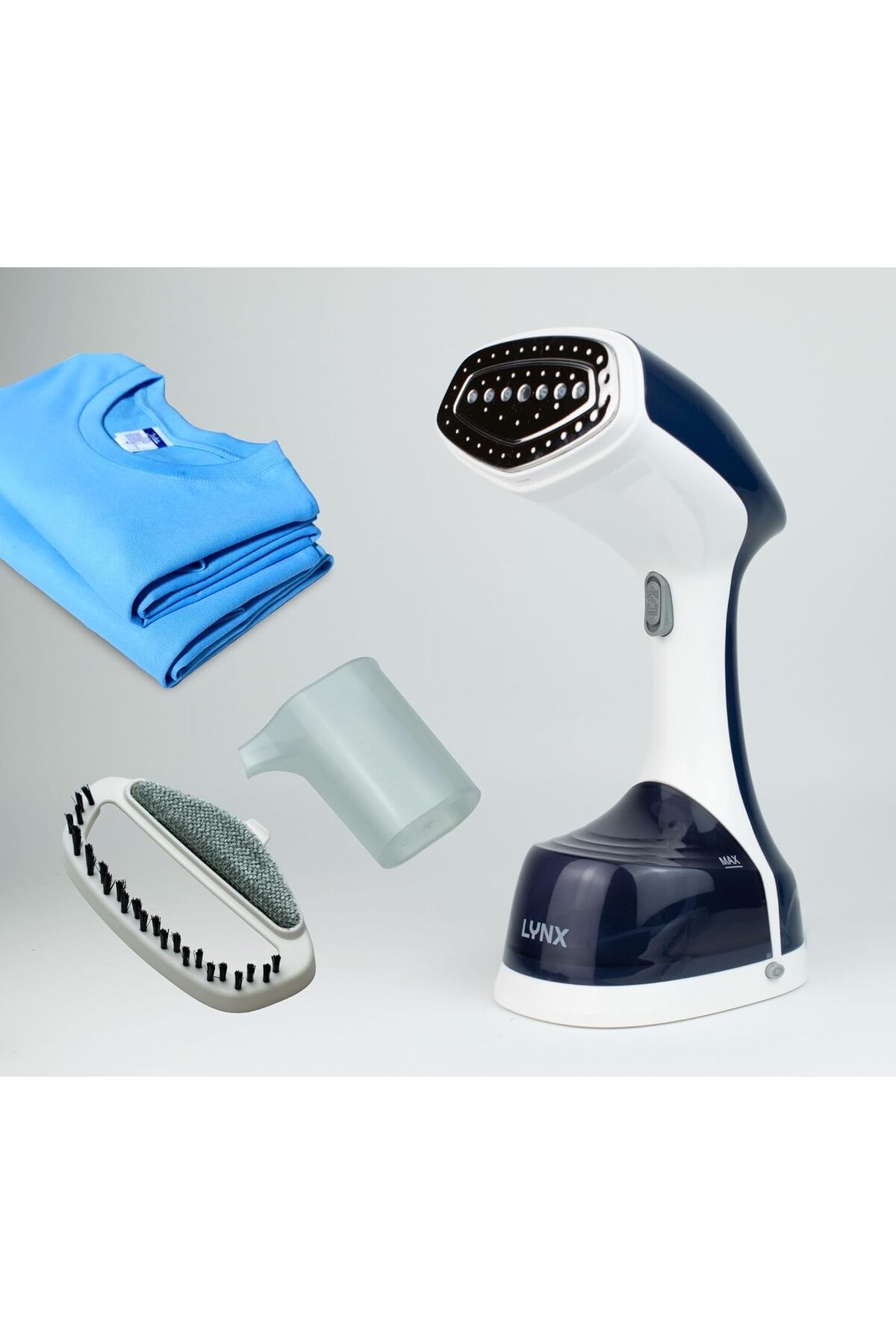LYNX-Handheld Steam Iron for Clothes by LYNX, 1400W Power, Fast Heat-Up in 30 Seconds, Detachable 220ml W 6