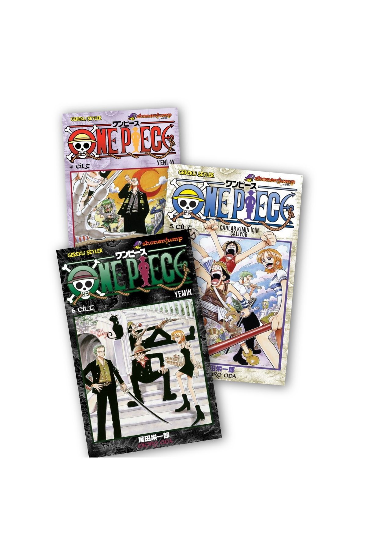 Gerekli Şeyler Yayıncılık One Piece 4-5-6. Ciltler 3 lü Manga Seti