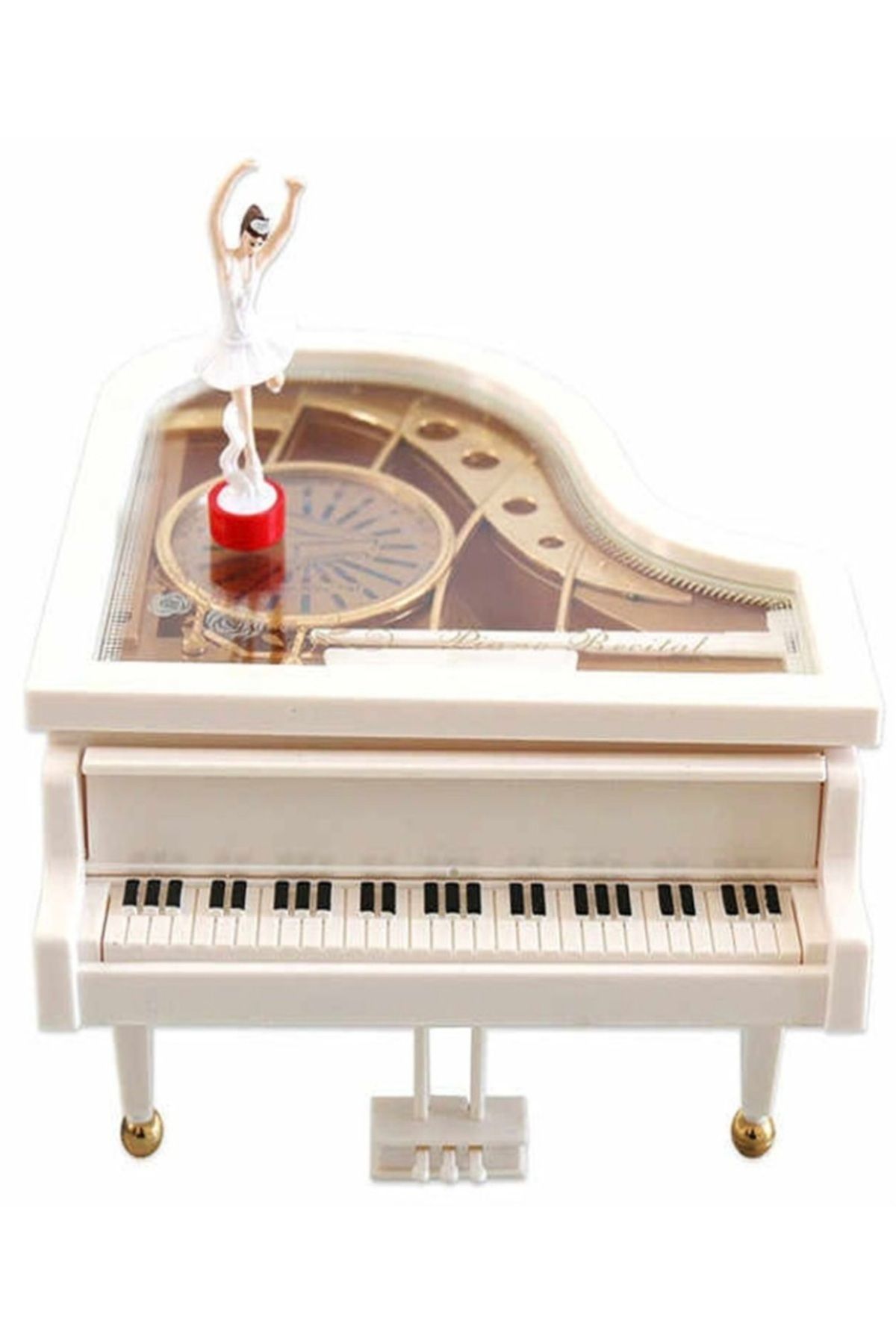 Zeyn Piyano Tasarımlı Balerin Müzik Kutusu