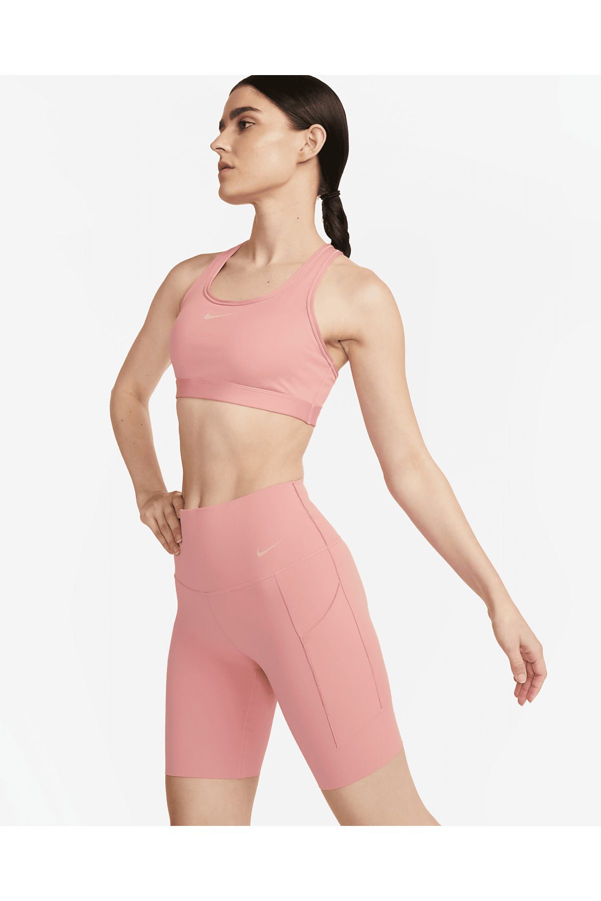 Nike Dri-Fit Universa Medium-Support High-Waisted 8" Biker Training Kadın Şort NDD SPORT