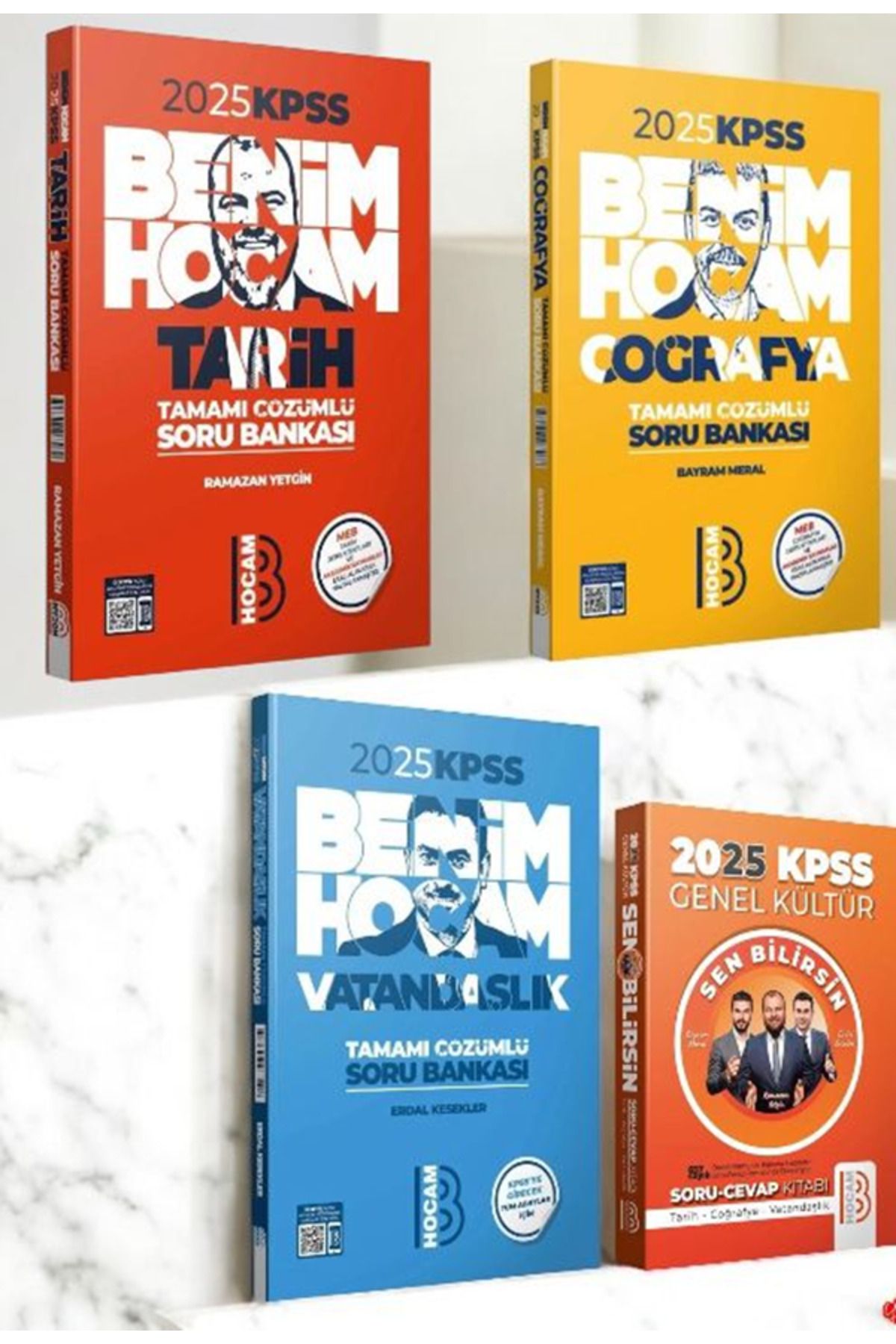 Benim Hocam Yayınları 2025 Kpss Genel Kültür Çözümlü Soru Bankası Seti Ve 2025 KPSS Genel Kültür Sen Bilirsin Soru Cevap