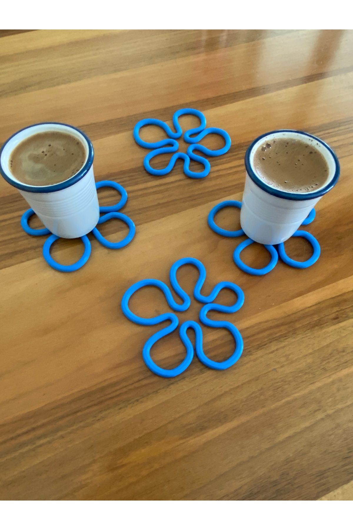 sanatsever Bardak altlığı 3d printer tasarım çiçek bardak altlığı