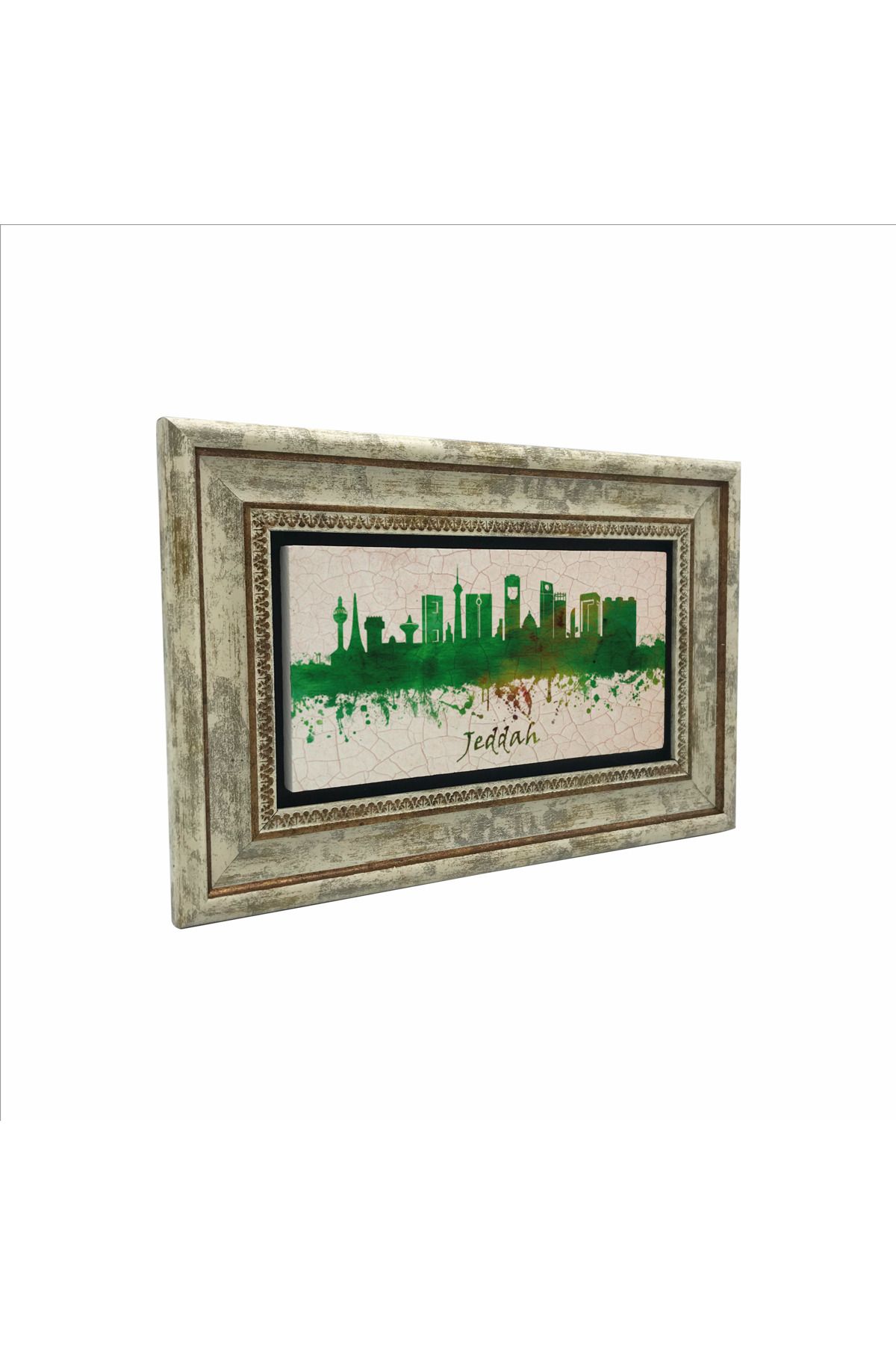 Sadrazam Suudi Arabistan Baskılı Doğaltaş Tablo (20 X 30 DRG-43)