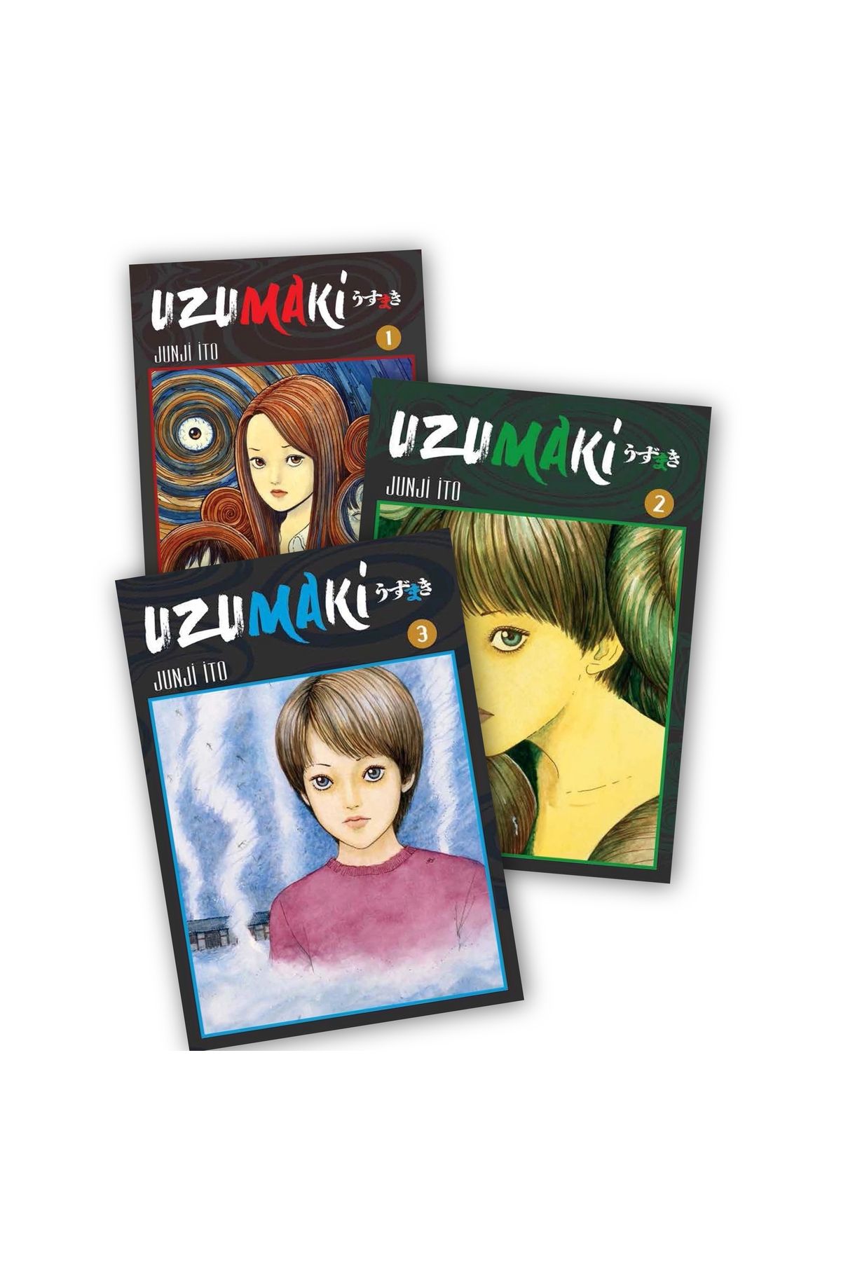Gerekli Şeyler Yayıncılık Junji İto Uzumaki 1-2-3. Ciltler 3 lü Manga Seti