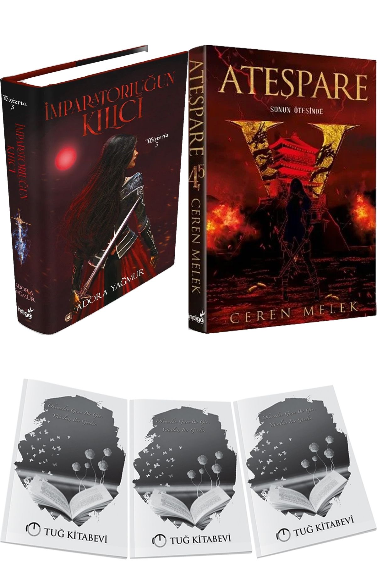 İndigo Kitap İmparatorluğun Kılıcı Ciltli ve Ateşpare 4,5 Sonun Ötesinde Ciltli + Hediyeli
