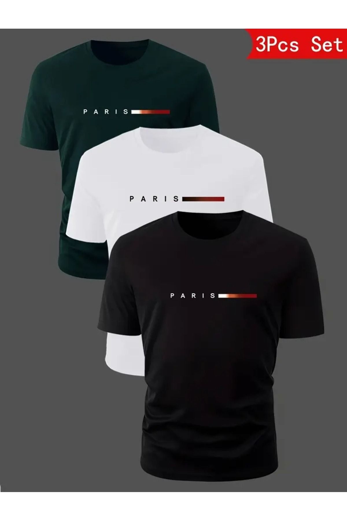 PAVRO Unisex Tshrt Pavro rahat kesim prs baskılı renkli çoklu renkli kaliteli tshrt