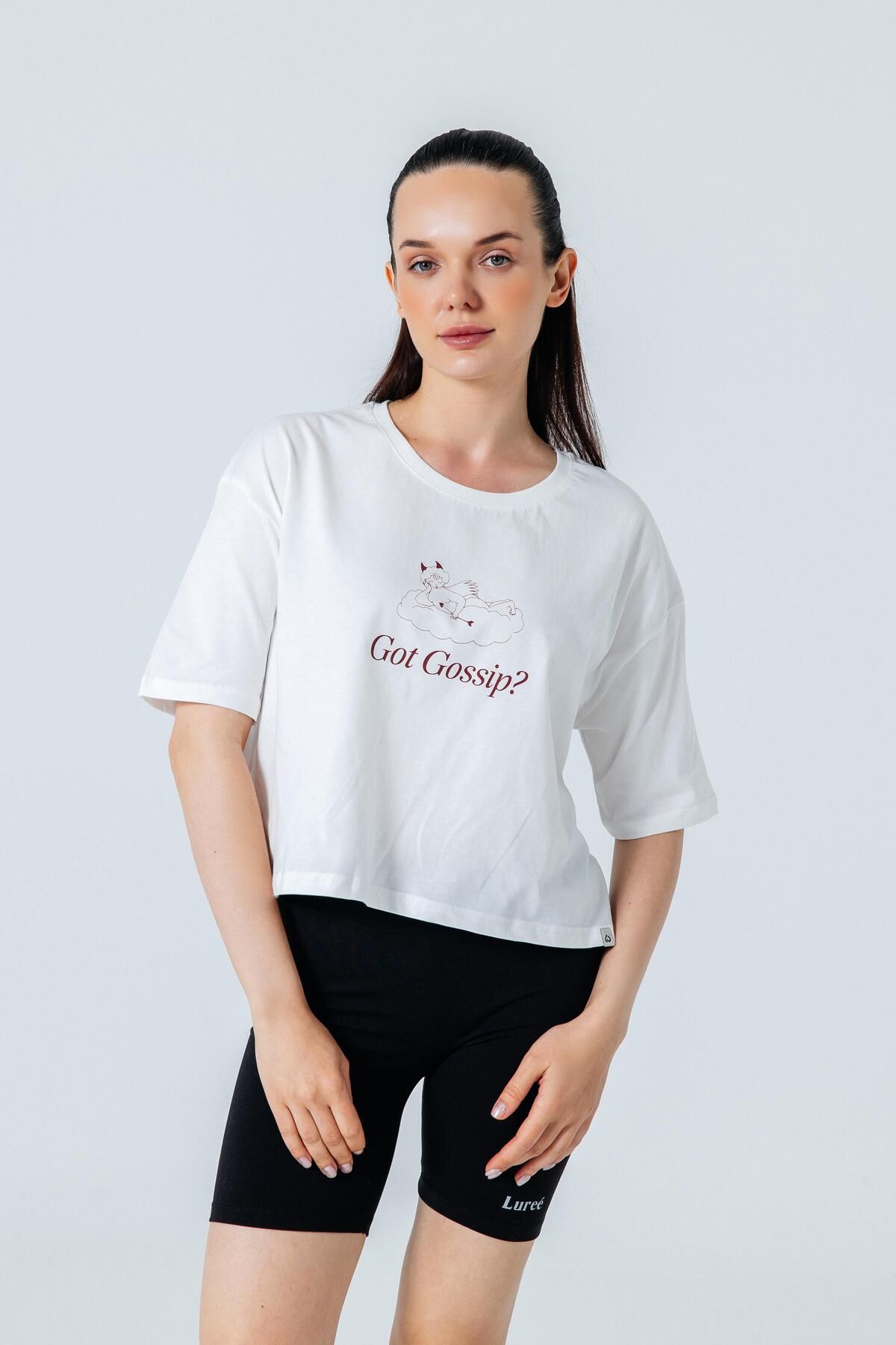 Luree Store WHISPER TEE Ekru T-shirt