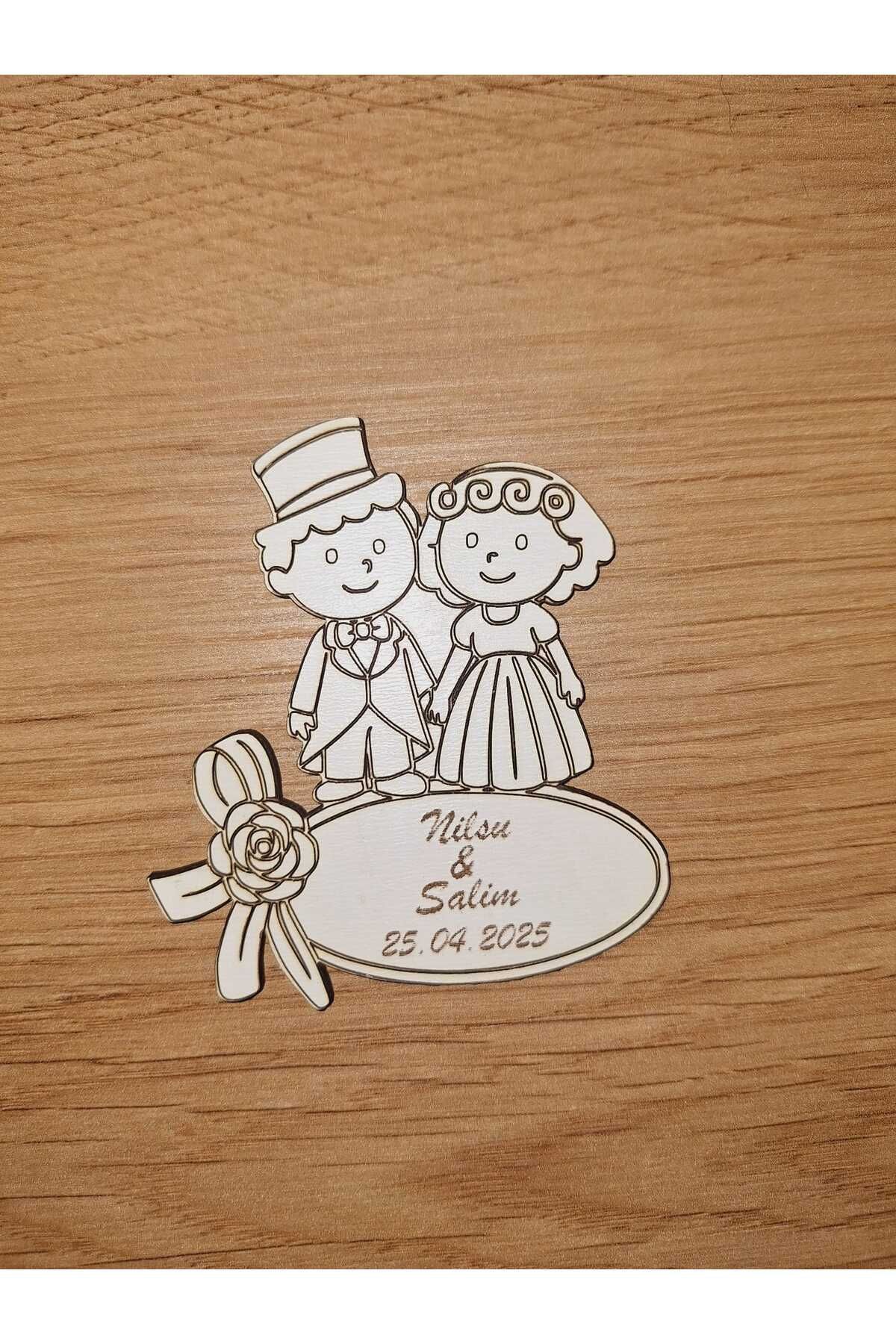LavanTasarım Lavanta Tasarım Gelin Damat Magnet