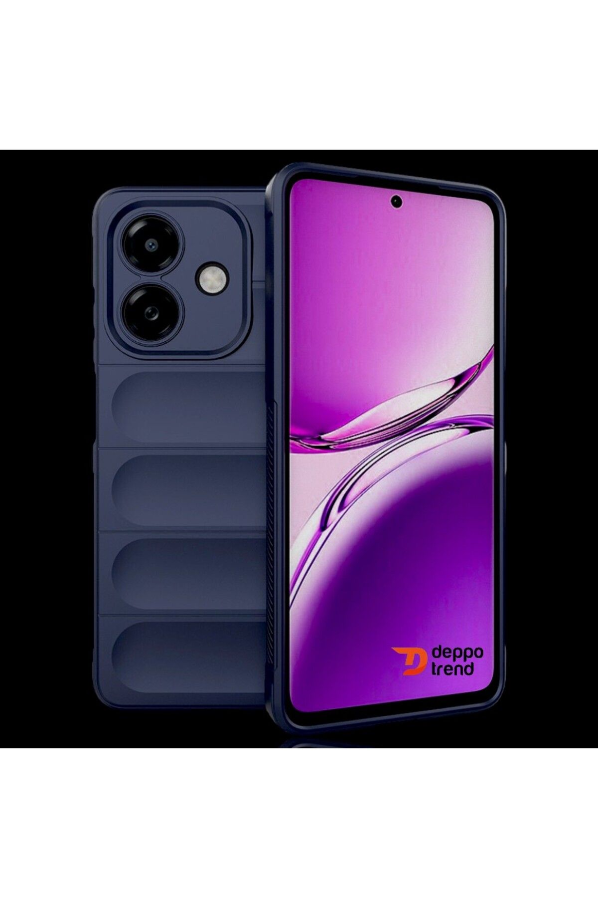 Deppo Trend Oppo A3 Uyumlu Kılıf Kamera Korumalı Darbe Emici Şık Tasarımlı Koruyucu Silikon Kapak