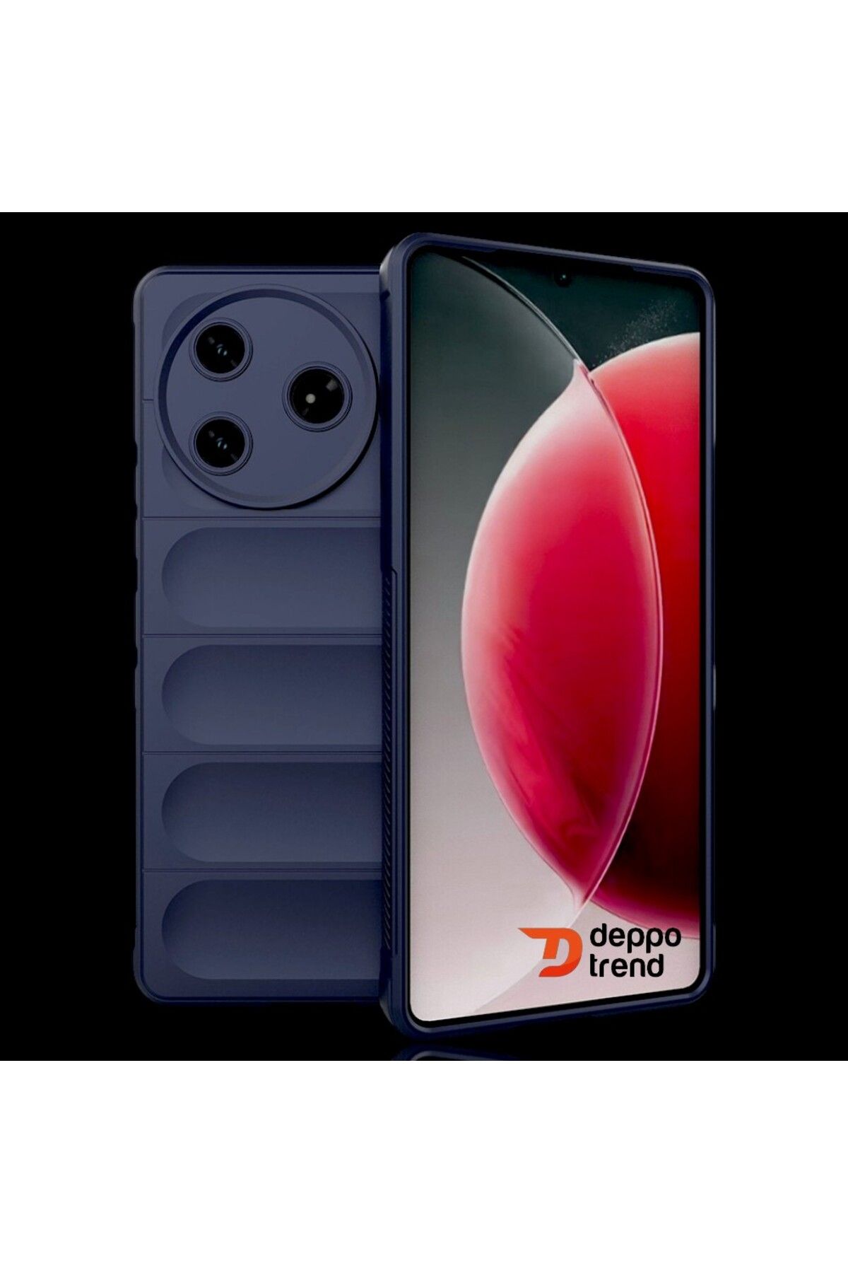 Deppo Trend Tecno Spark 30 Pro Uyumlu Kılıf Kamera Korumalı Darbe Emici Şık Tasarımlı Koruyucu Silikon Kapak