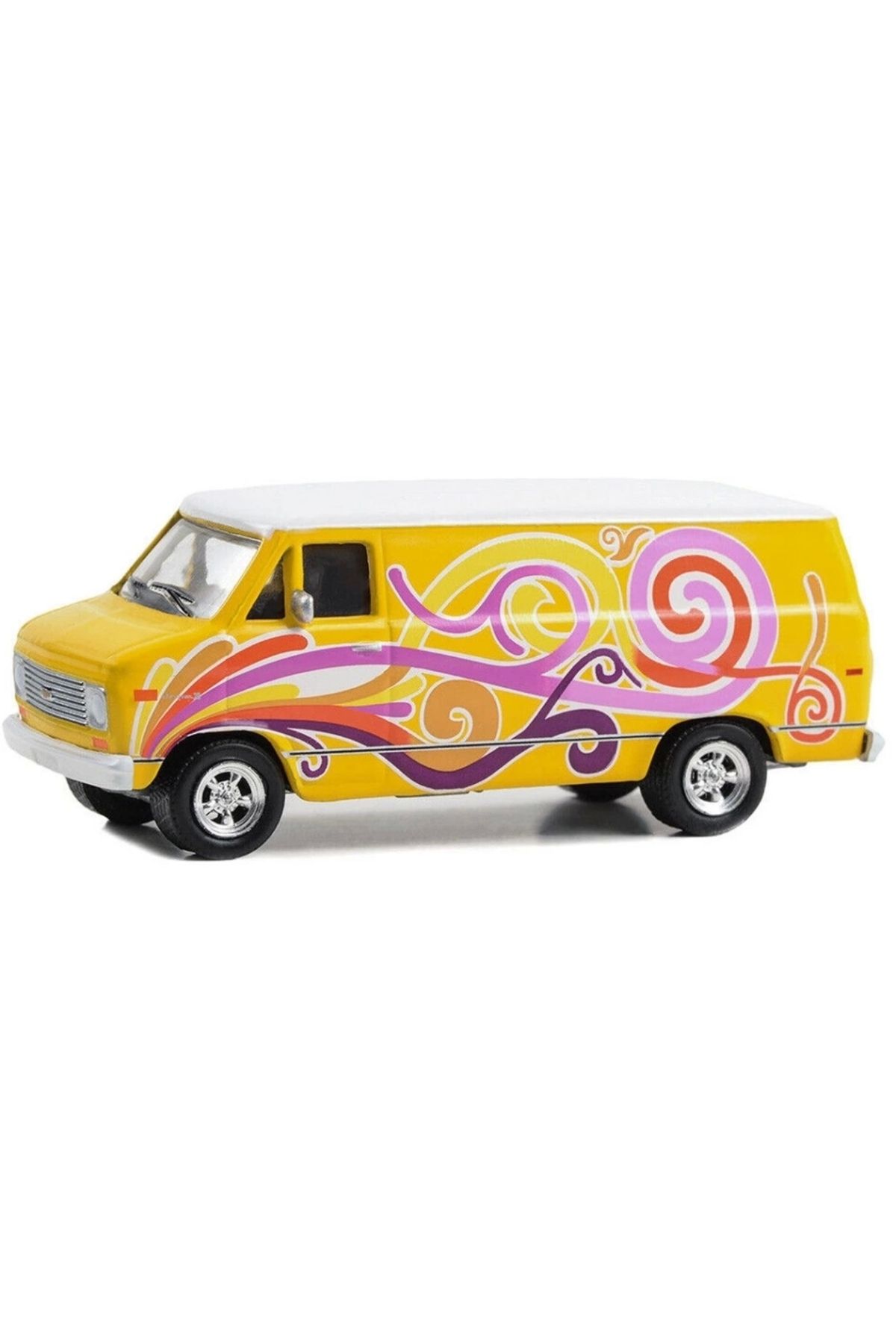 Eng Nessiworld Greenlight 1/64 Vannin' - 1976 Chevrolet G20 Custom Van