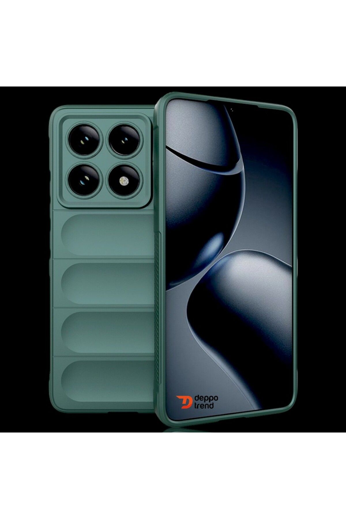 Deppo Trend Xiaomi 14T Uyumlu Kılıf Kamera Korumalı Darbe Emici Şık Tasarım Koruyucu Silikon