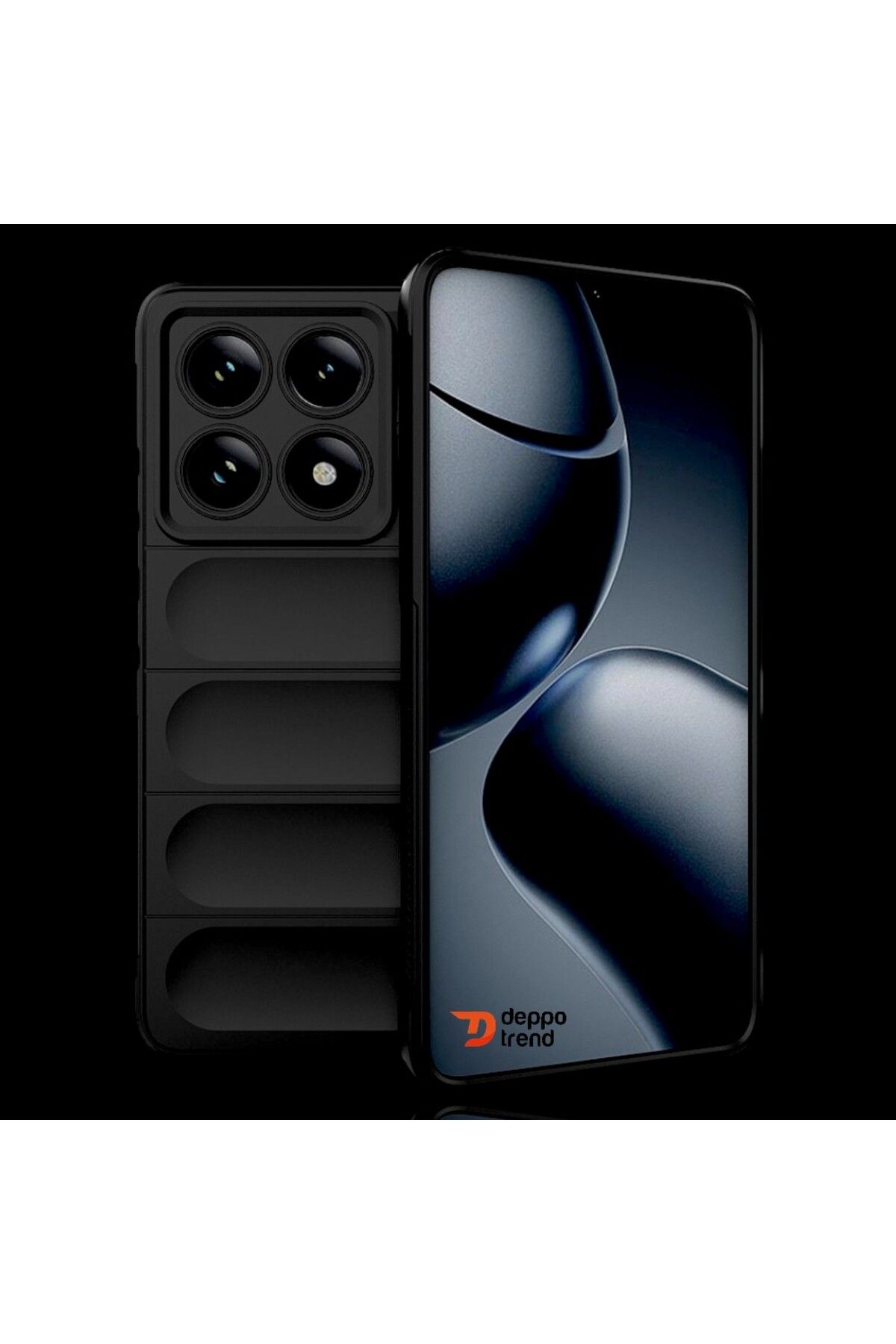 Deppo Trend Xiaomi 14T Uyumlu Kılıf Kamera Korumalı Darbe Emici Şık Tasarım Koruyucu Silikon
