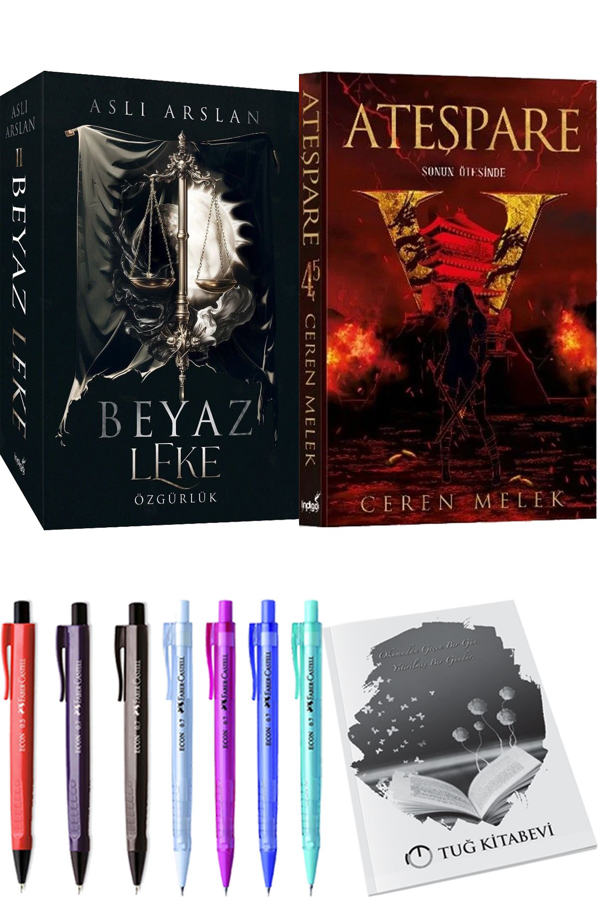 İndigo Kitap Beyaz Leke 2 Özgürlük Aslı Arslan ve Ateşpare 4,5 Sonun Ötesinde + Hediyeli