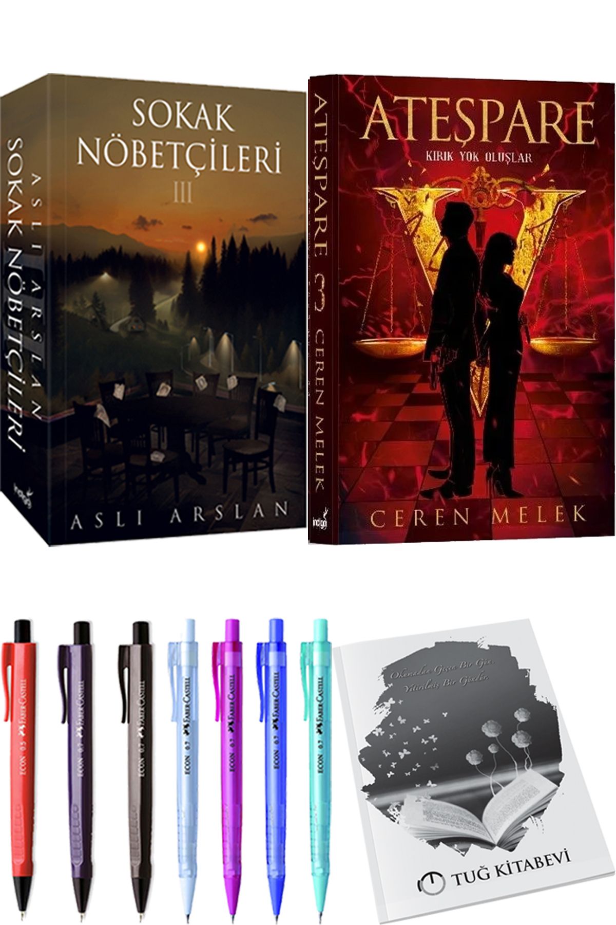 İndigo Kitap Sokak Nöbetçileri 3 Aslı Arslan ve Ateşpare 3 Kırık Yok Oluşlar + Hediyeli