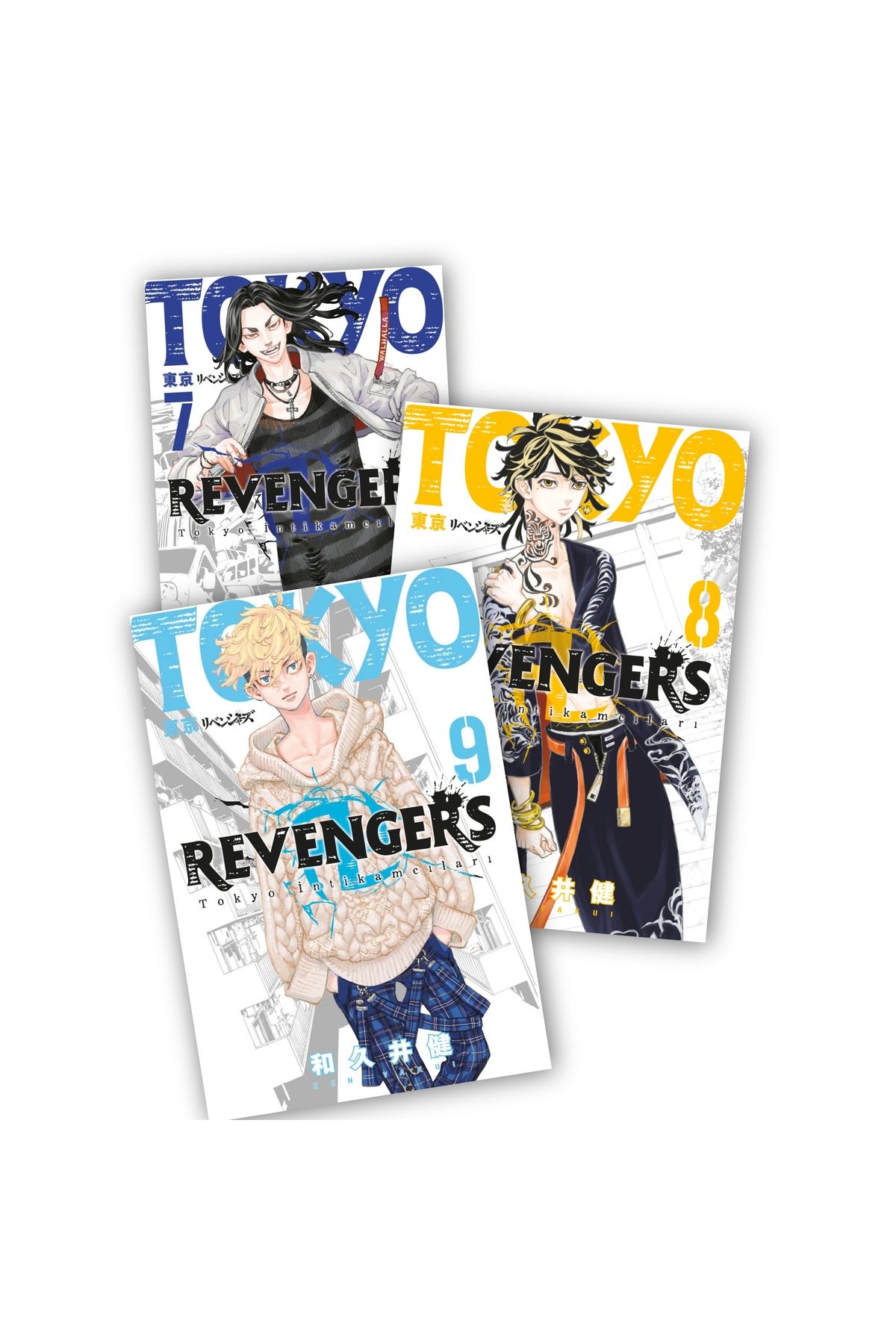 Gerekli Şeyler Yayıncılık Tokyo Revengers 7-8-9. Ciltler 3 lü Manga Seti