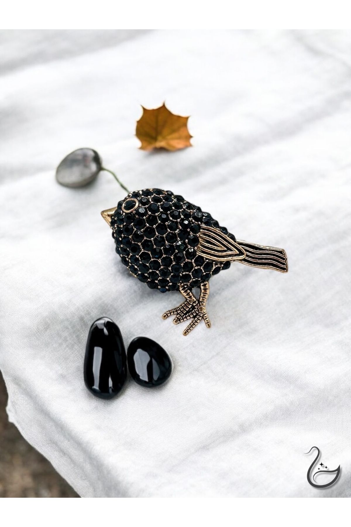 FUYA JEWELLERY Kuş Broş
