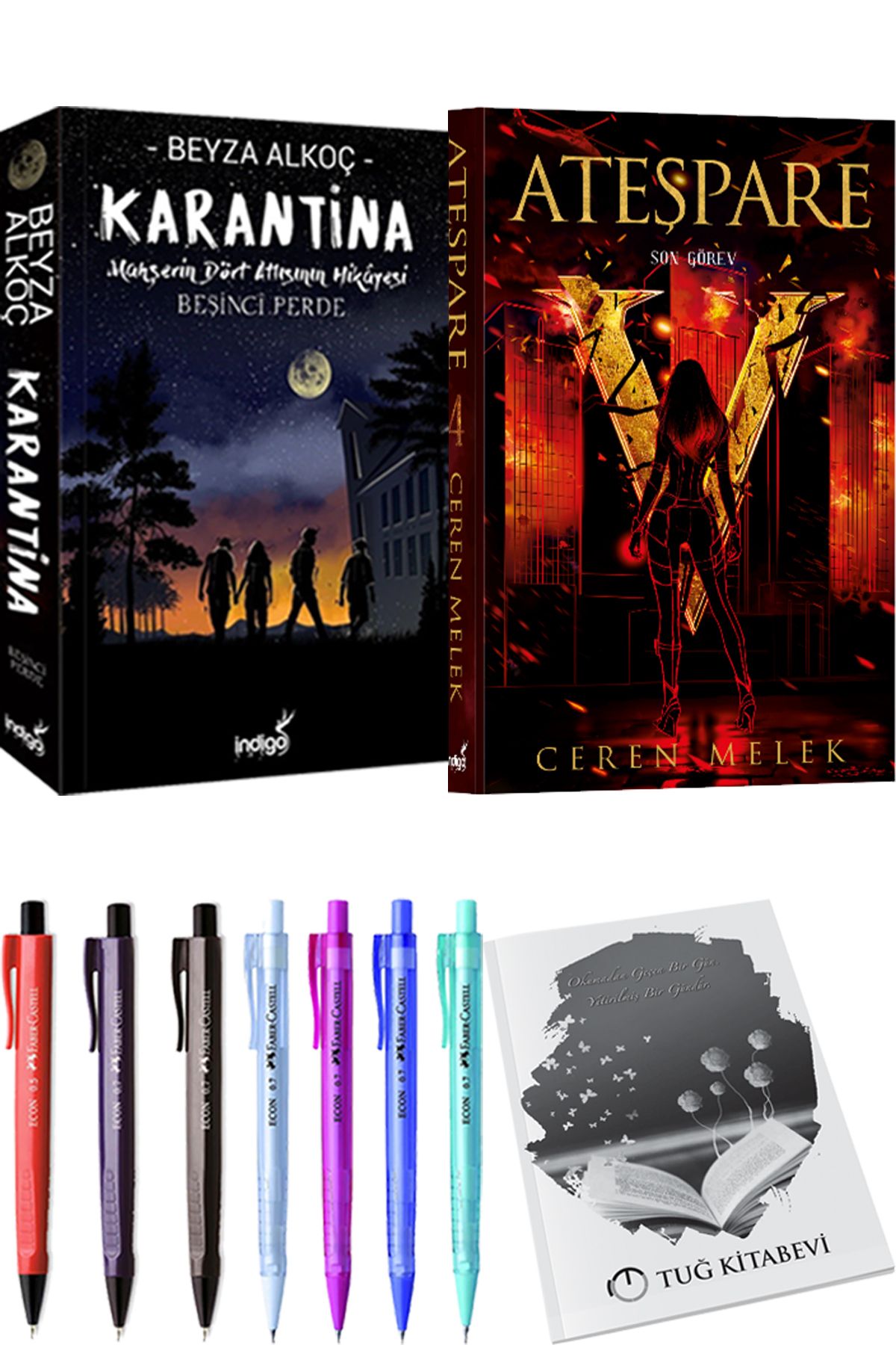 İndigo Kitap Karantina 5 Beyza Alkoç ve Ateşpare 4 Son Görev + Hediyeli