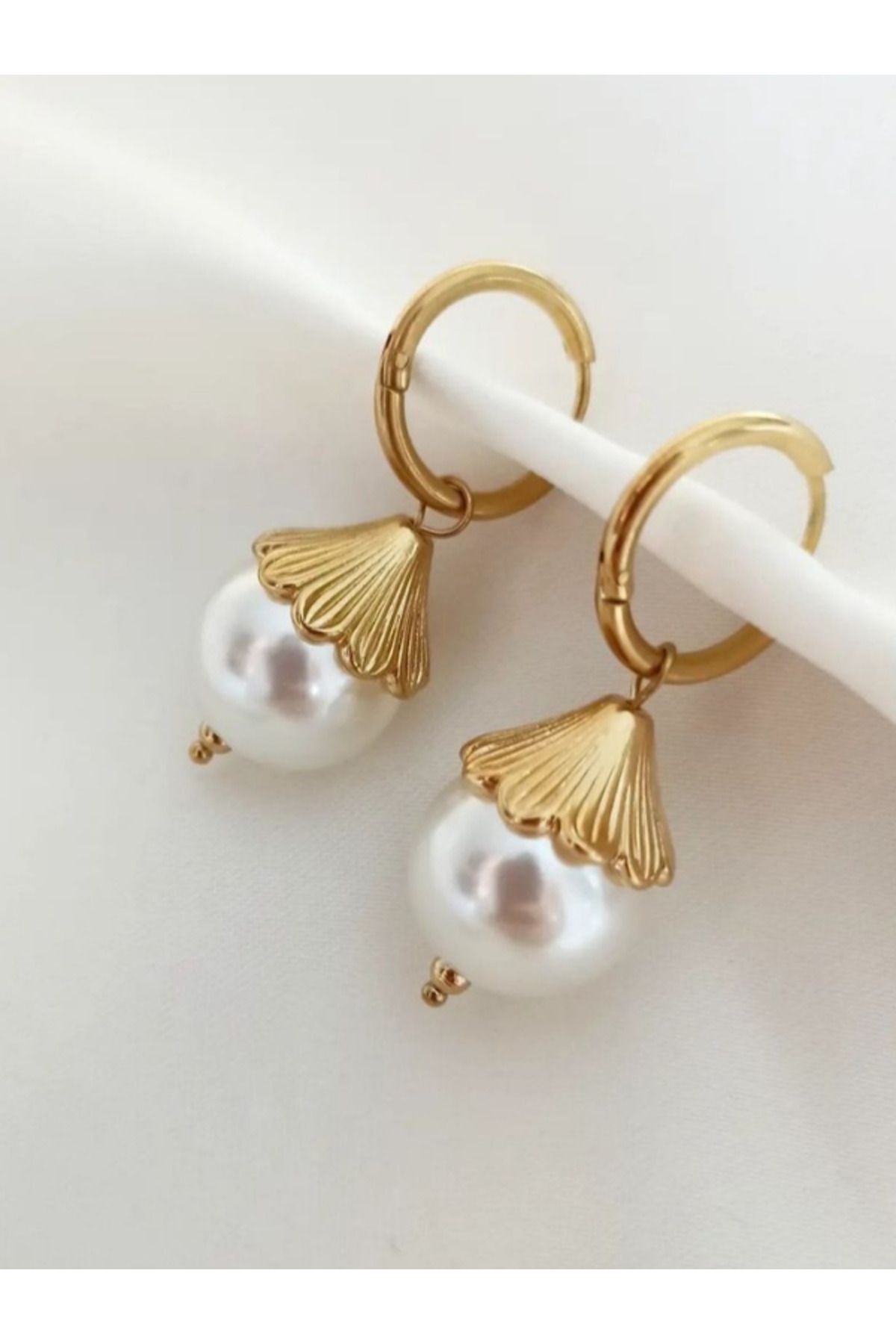Elysia Accessory İncili Çelik Küpe