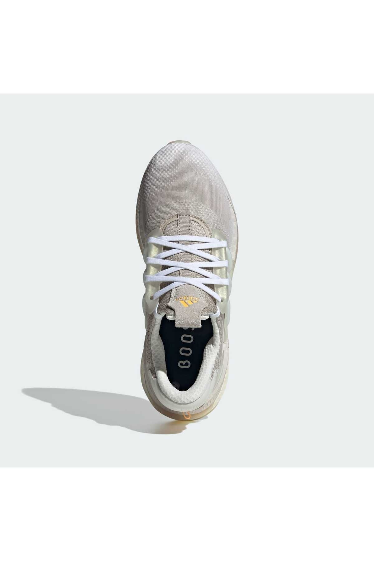 کفش دو و تمرین خاکستری زنانه X_Plrboost indown ID0275 کرم adidas