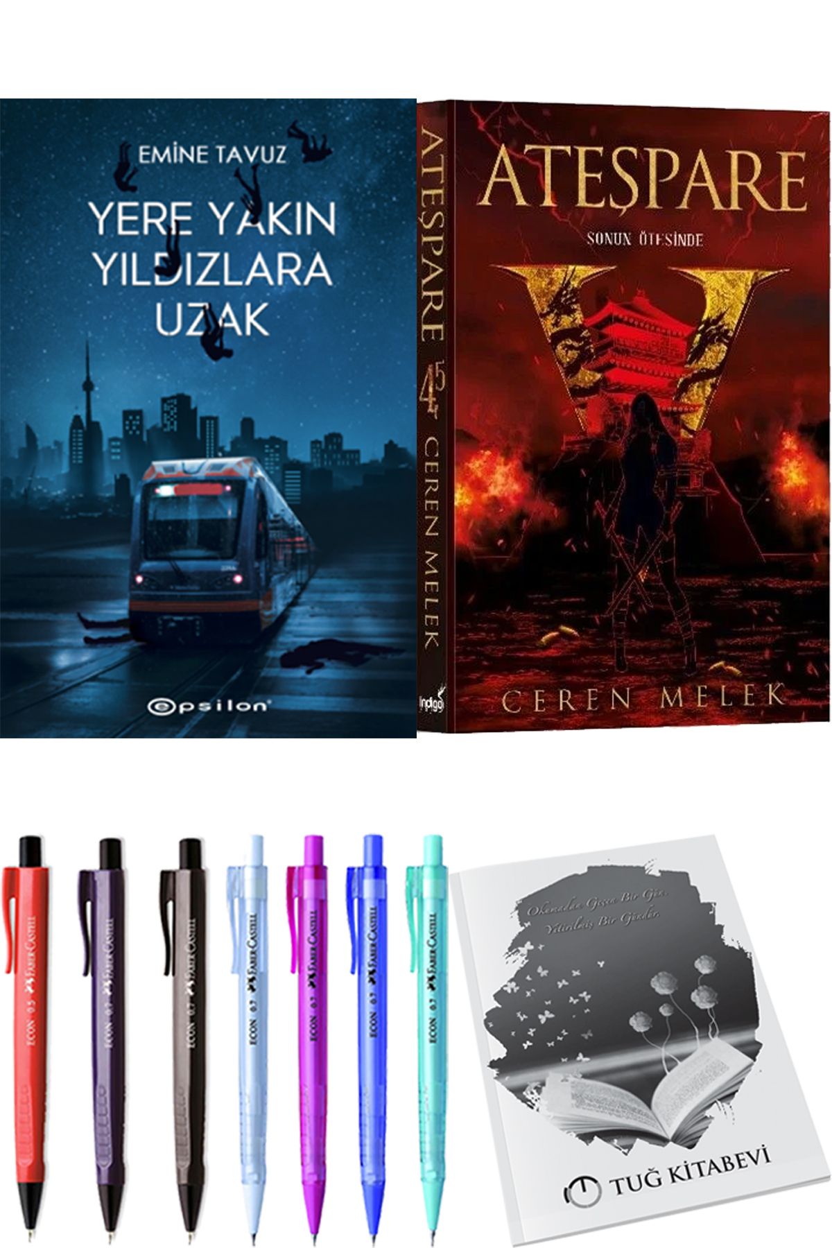 Epsilon Yayınevi Yere Yakın Yıldızlara Uzak ve Ateşpare 4,5 Sonun Ötesinde + Hediyeli