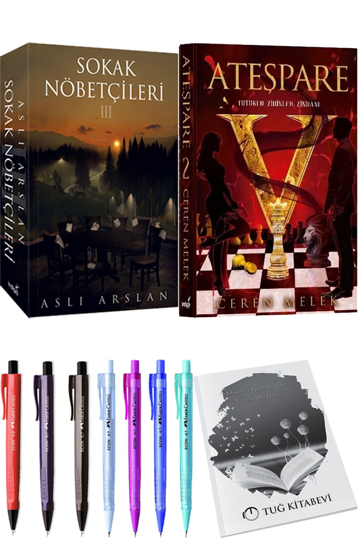 İndigo Kitap Sokak Nöbetçileri 3 Aslı Arslan ve Ateşpare 2 Tutuklu Zihinler Zindanı + Hediyeli