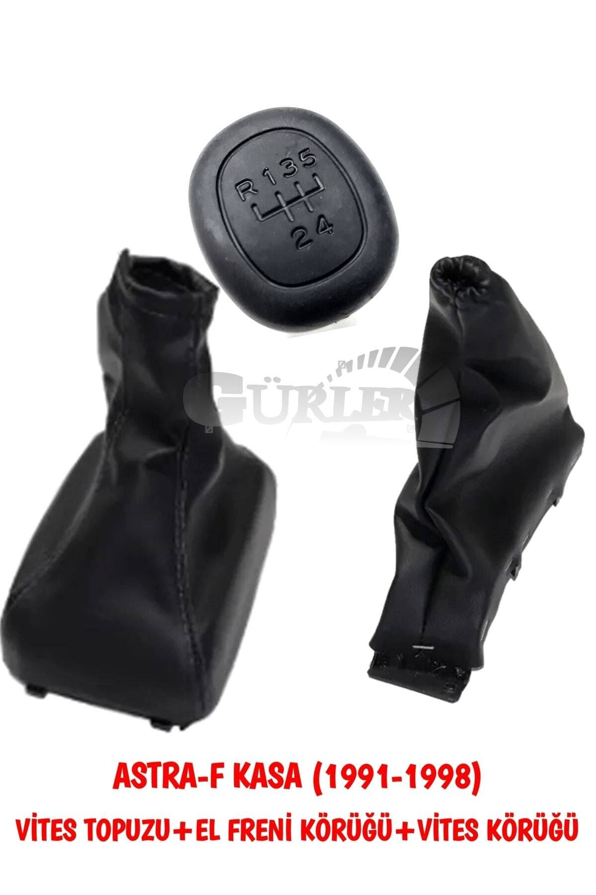 Asegaraj Vites Topuzu + El Freni Körüğü + Vites Körüğü 3'lü Set Opel Astra F Kasa 91/98