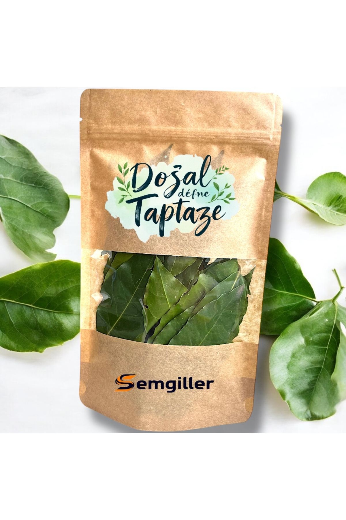 Semgiller Taze Defne Yaprağı 50g | Yeni Hasat | Doğal Baharat | Yemeklik & Şifalı Bitki
