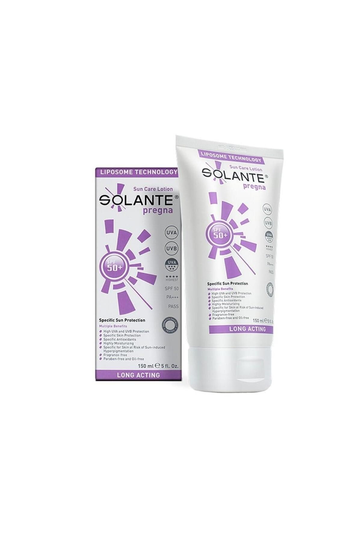 Solante Pregna Spf 50 150 ML Güneş Kremi - Diş Beyazlatıcı Köpük Hediye