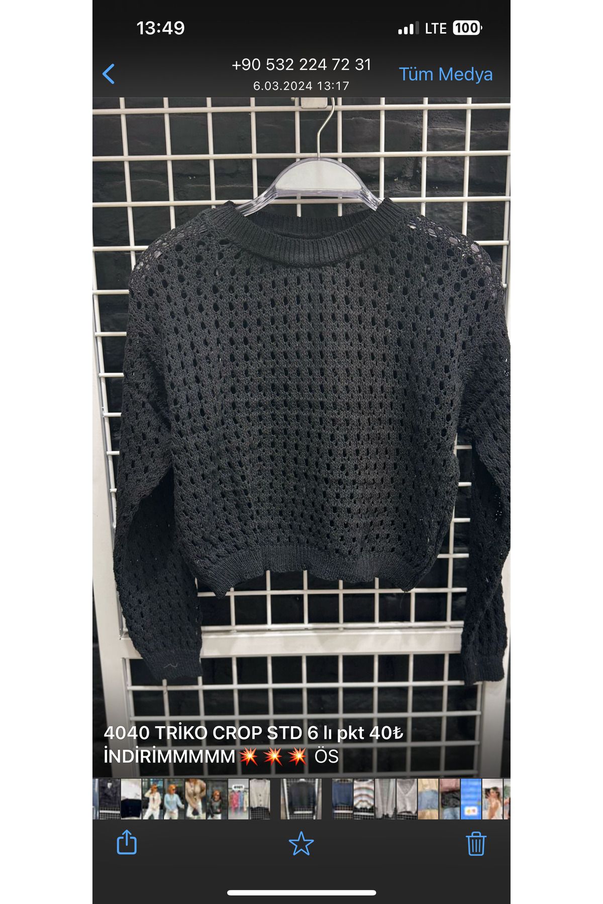 lilyum Triko crop