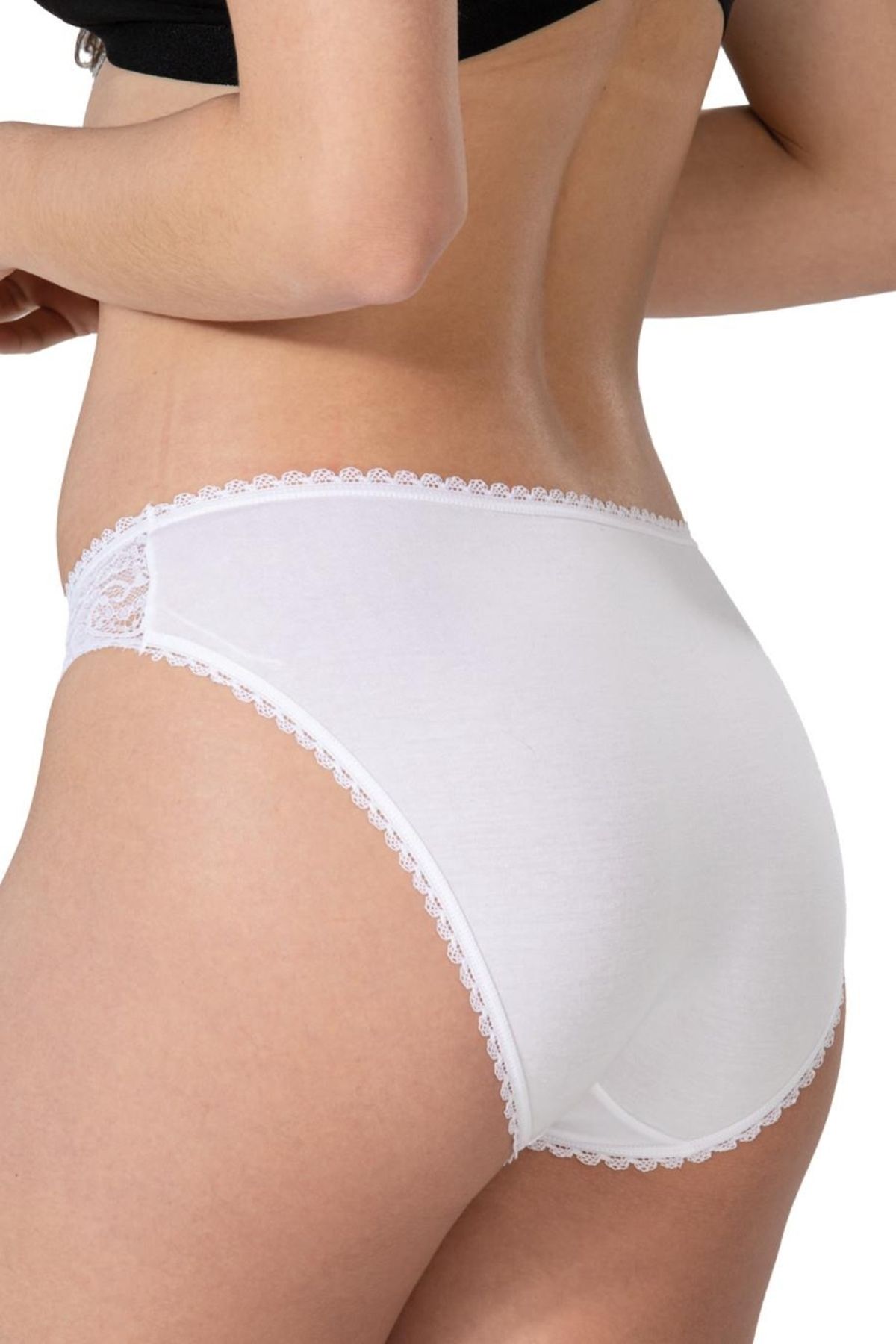 GiyimCity BEYAZ Cotton Dantelli Külot