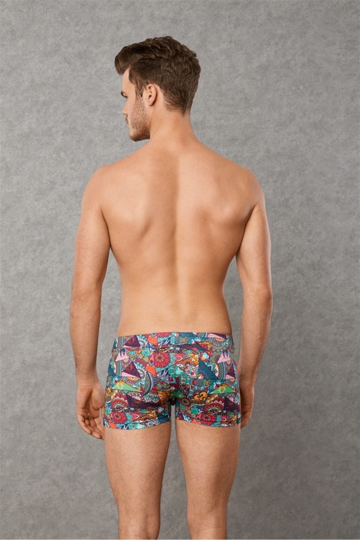 GiyimCity Patchwork, Desenli Erkek Boxer