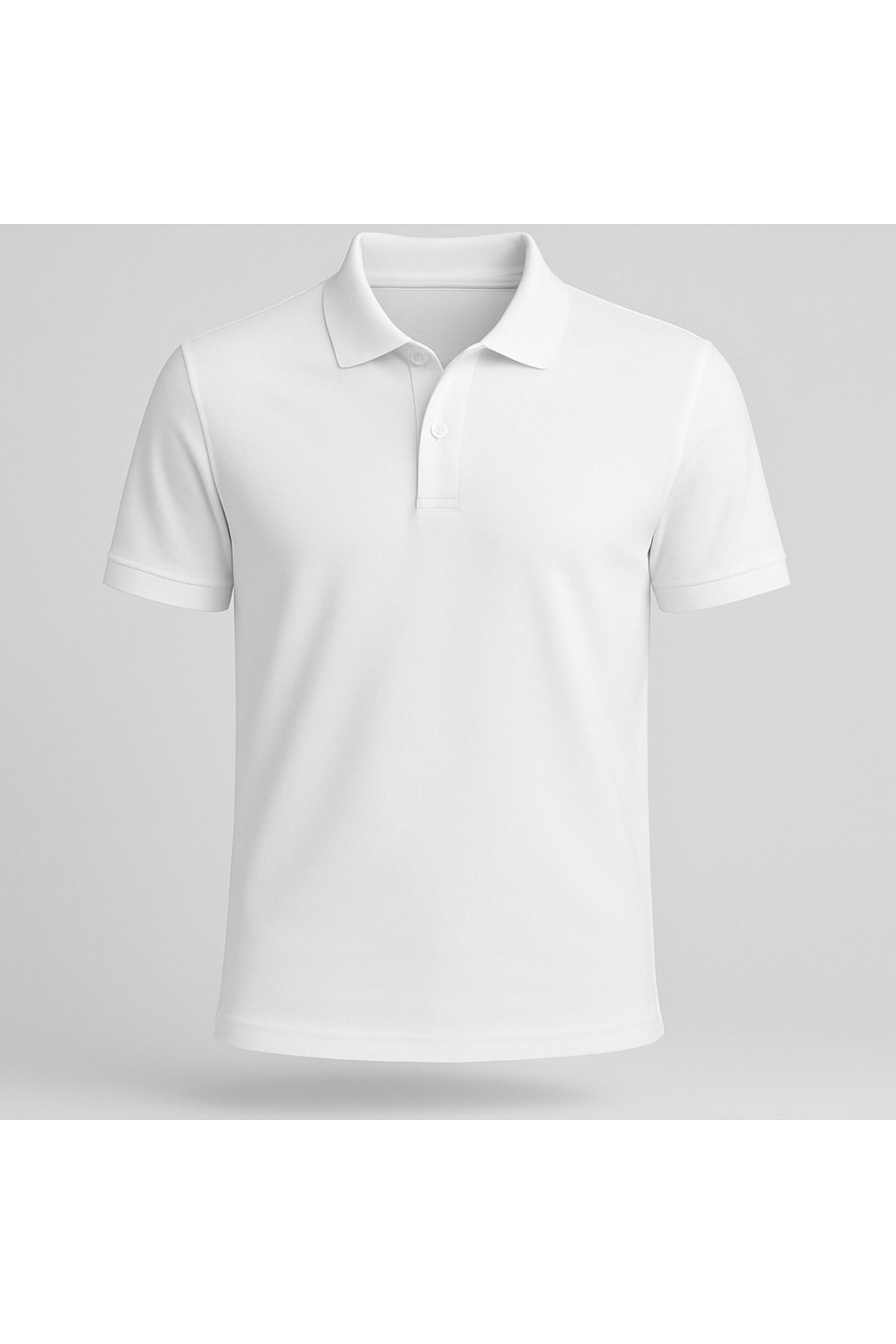 QKK Erkek %100 Pamuklu Lakost Kumaş Regular Fit Polo Yaka T-shirt