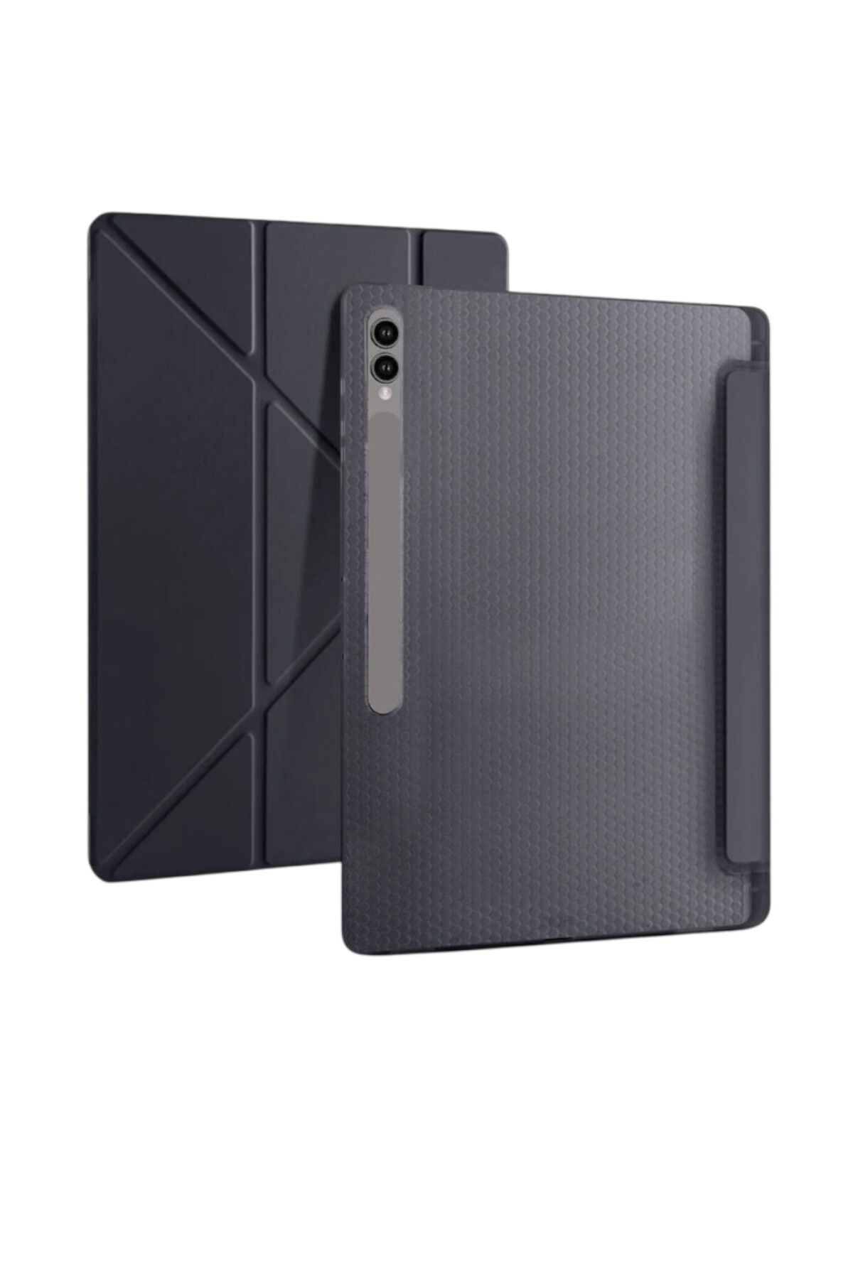 KILIF HOUSE Samsung Galaxy Tab S10 / S9 Plus / S9 Fe Plus 12.4 Kılıf Kalem Bölmeli Katlanan Standlı Akıllı Kapak