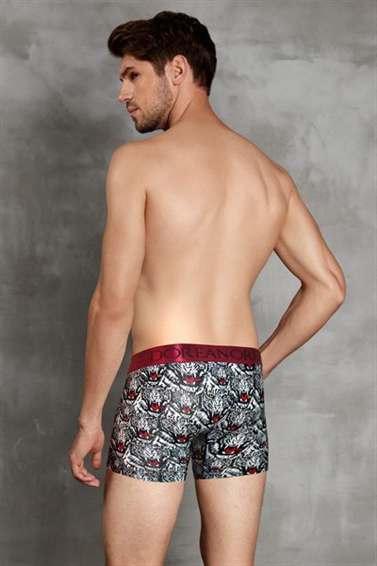 GiyimCity Erkek Baskılı Boxer