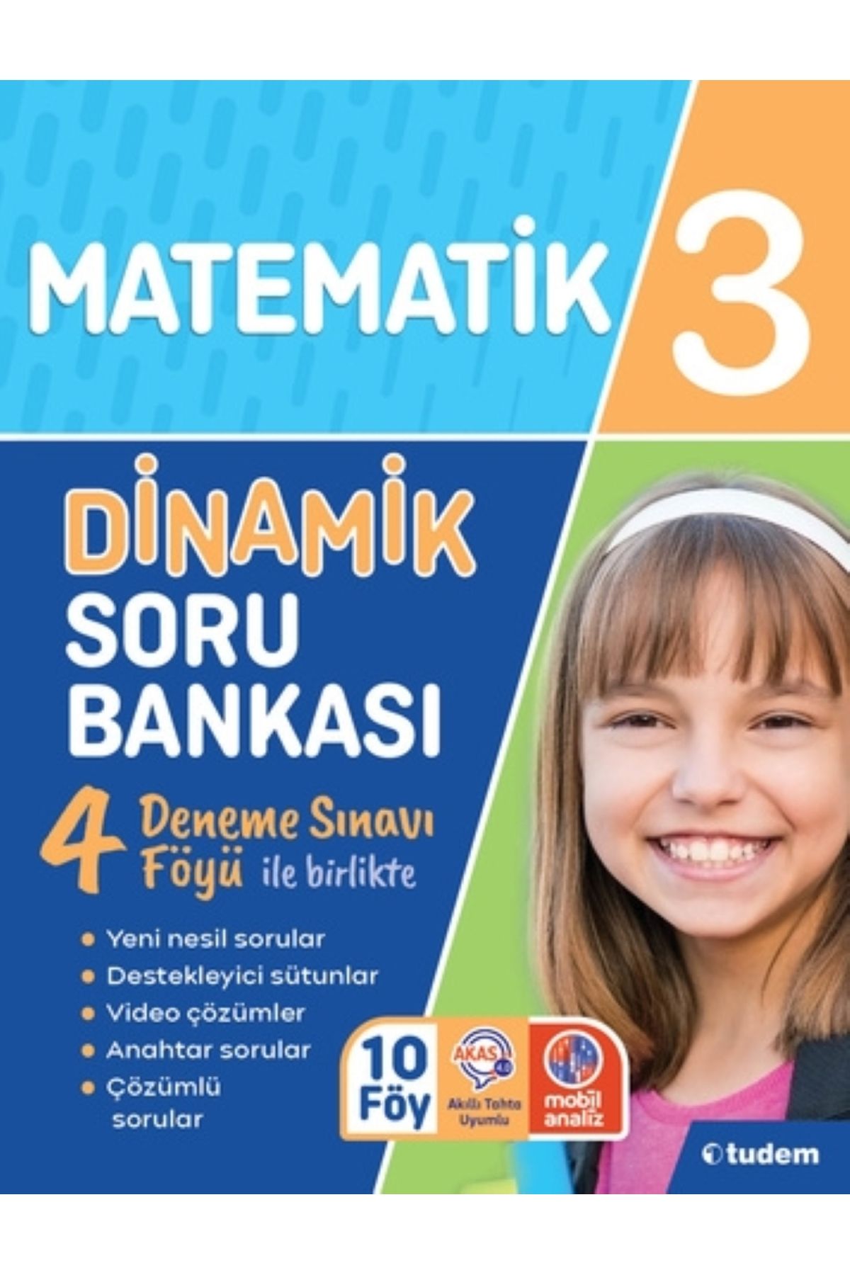 Tudem Yayınları TUDEM 3.Sınıf Matematik Dinamik Soru Bankası (degerkitap)