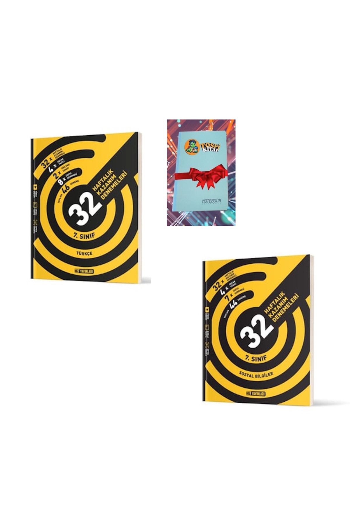 Karma Kitaplar 7. Sınıf SOSYAL BİLGİLER + TÜRKÇE Haftalık Deneme ( DEFTER HEDİYE)