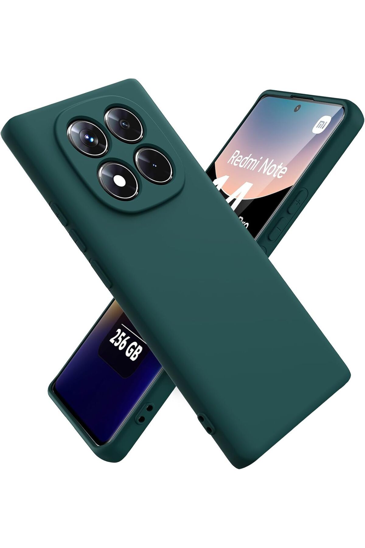 Rivor Xiaomi Redmi Note 14 Pro 4G Kılıf Kamera Çıkıntılı İpeksi Yumuşak Dokulu Dayanıklı Lansman Kapak