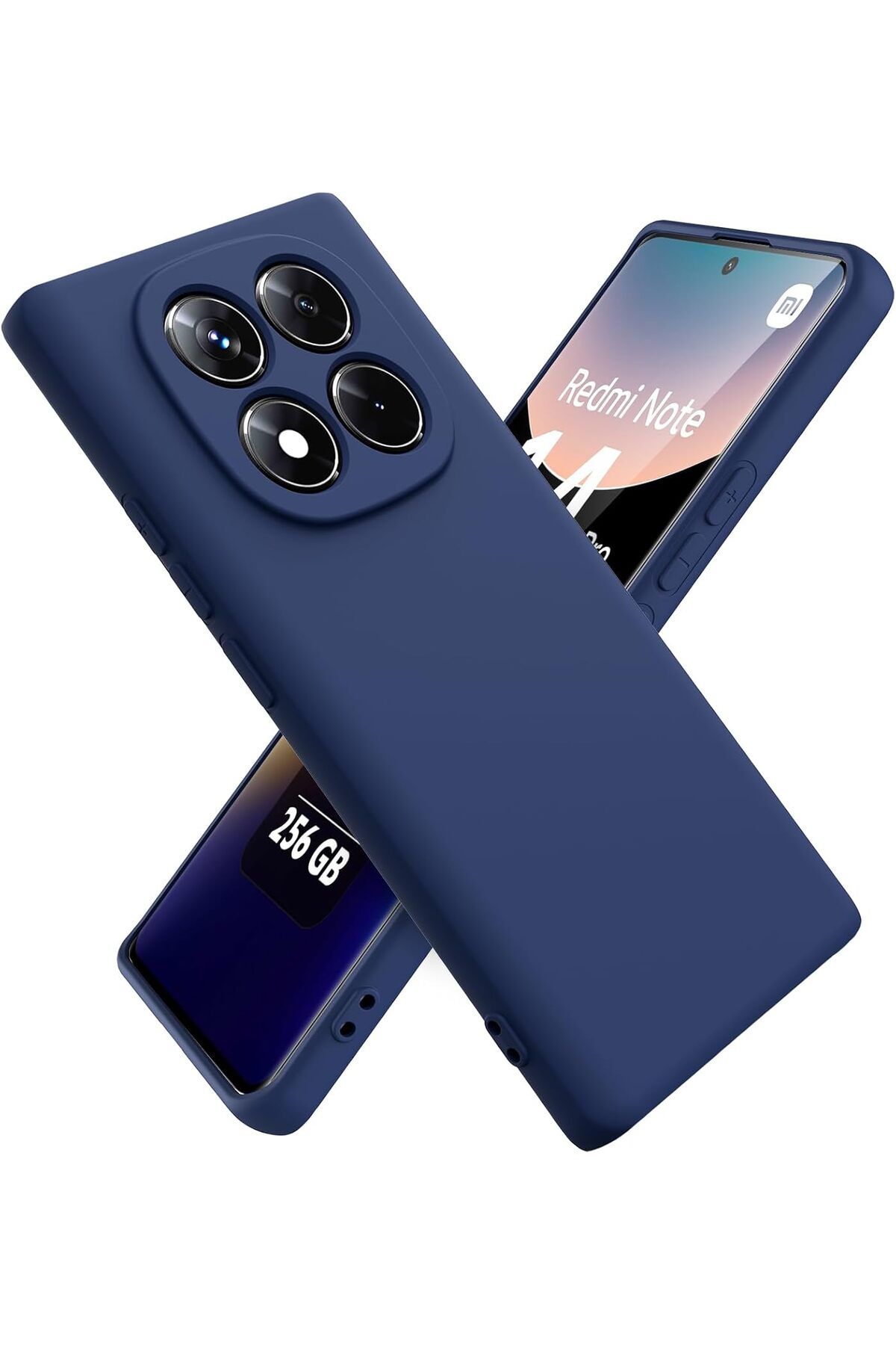 Rivor Xiaomi Redmi Note 14 Pro 4G Kılıf Kamera Çıkıntılı İpeksi Yumuşak Dokulu Dayanıklı Lansman Kapak