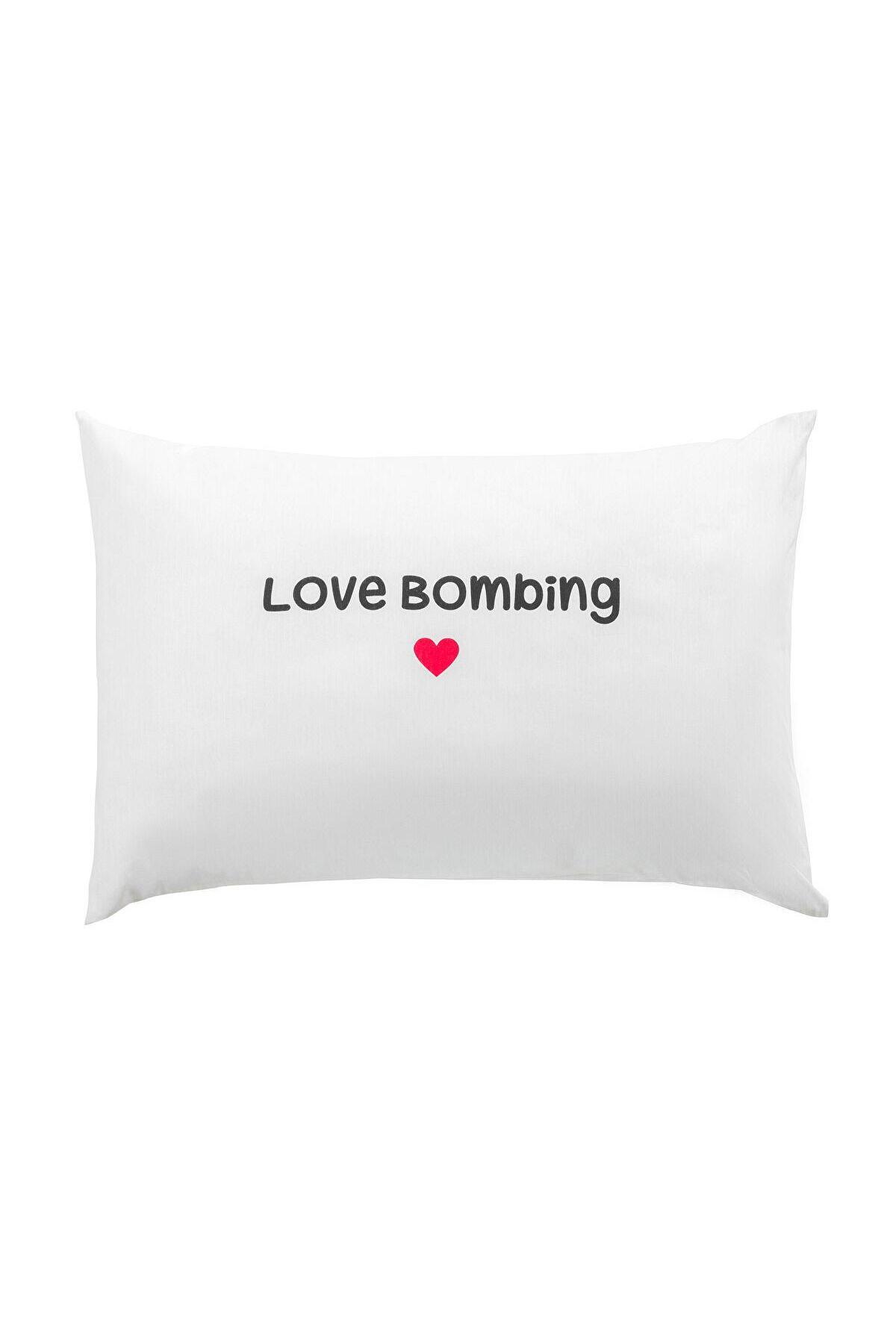 LC Waikiki-Lcw Home Heart Printed Pillow Case 2 Pcs 50X70 cm (S5) 5