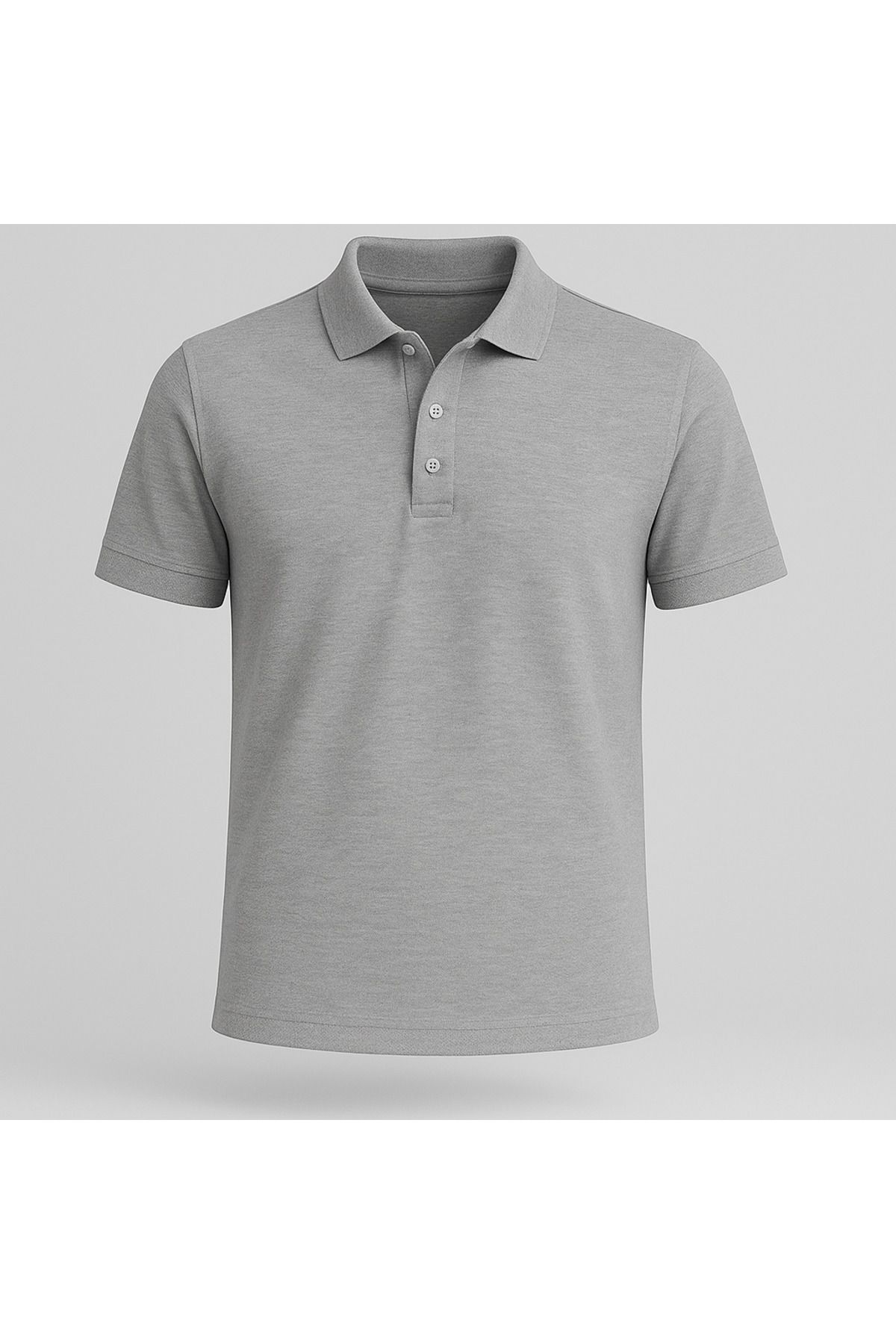 QKK Erkek %100 Pamuklu Lakost Kumaş Regular Fit Polo Yaka T-shirt